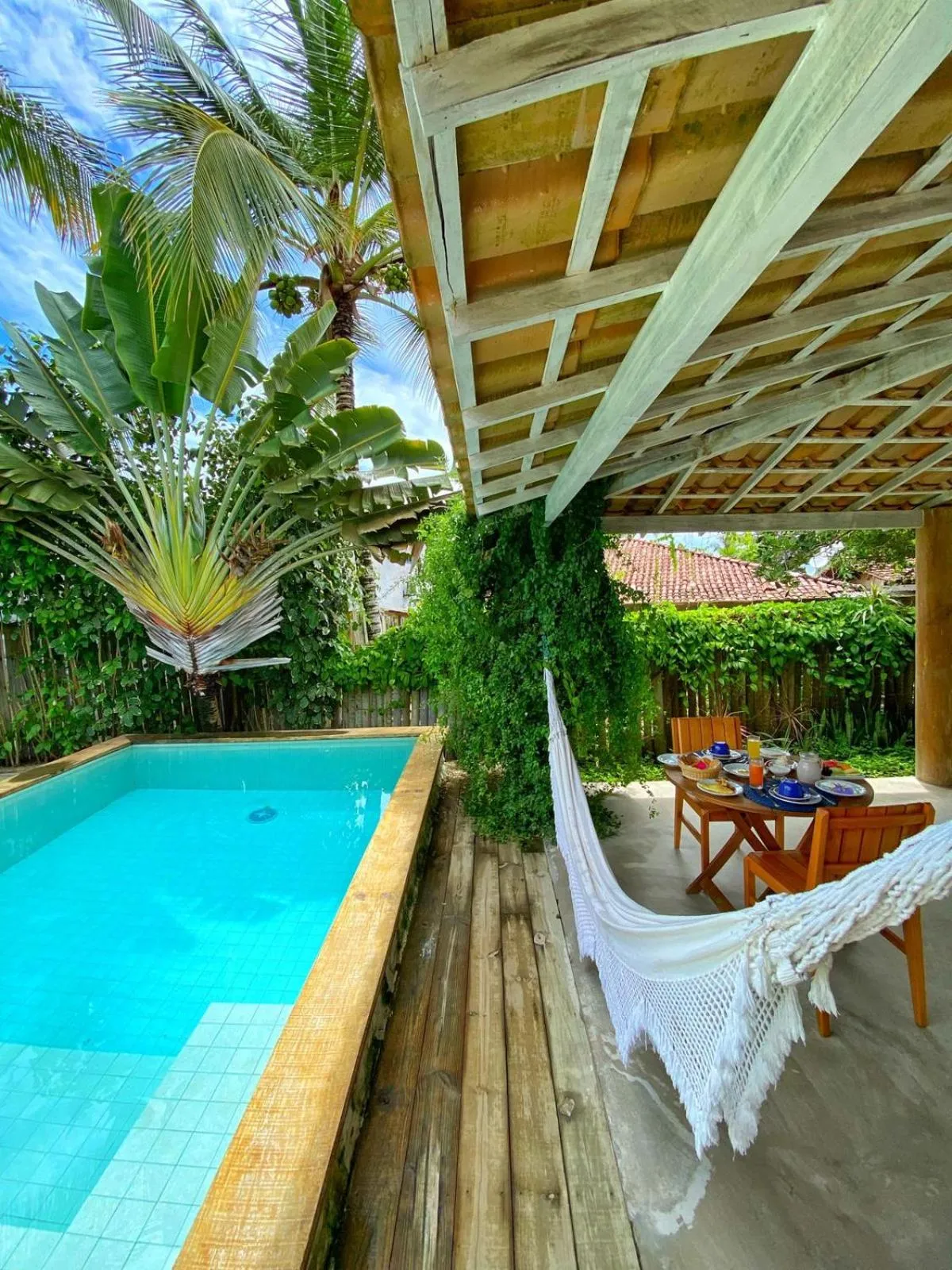 Patio in Villa dos Nativos Boutique Hotel