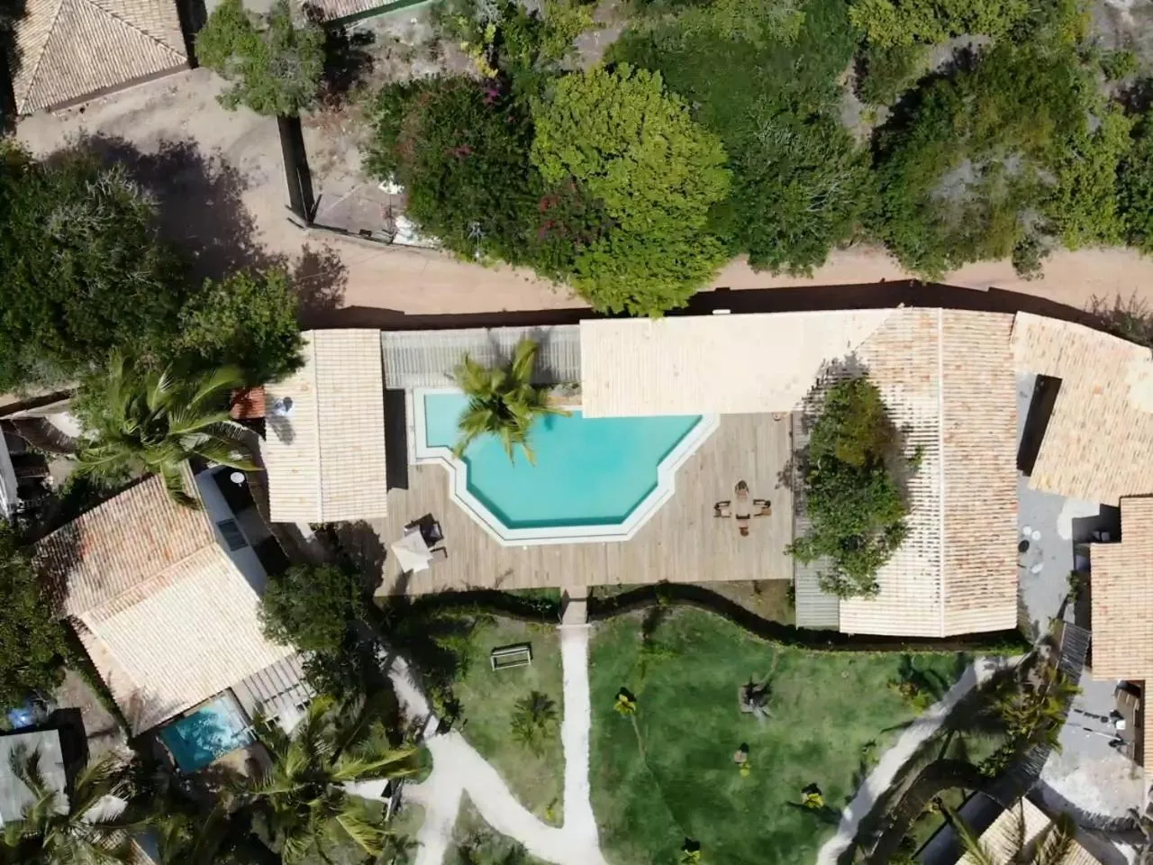 Bird's eye view in Villa dos Nativos Boutique Hotel
