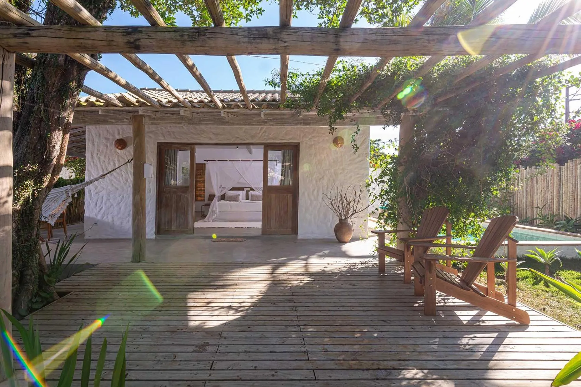 Patio in Villa dos Nativos Boutique Hotel