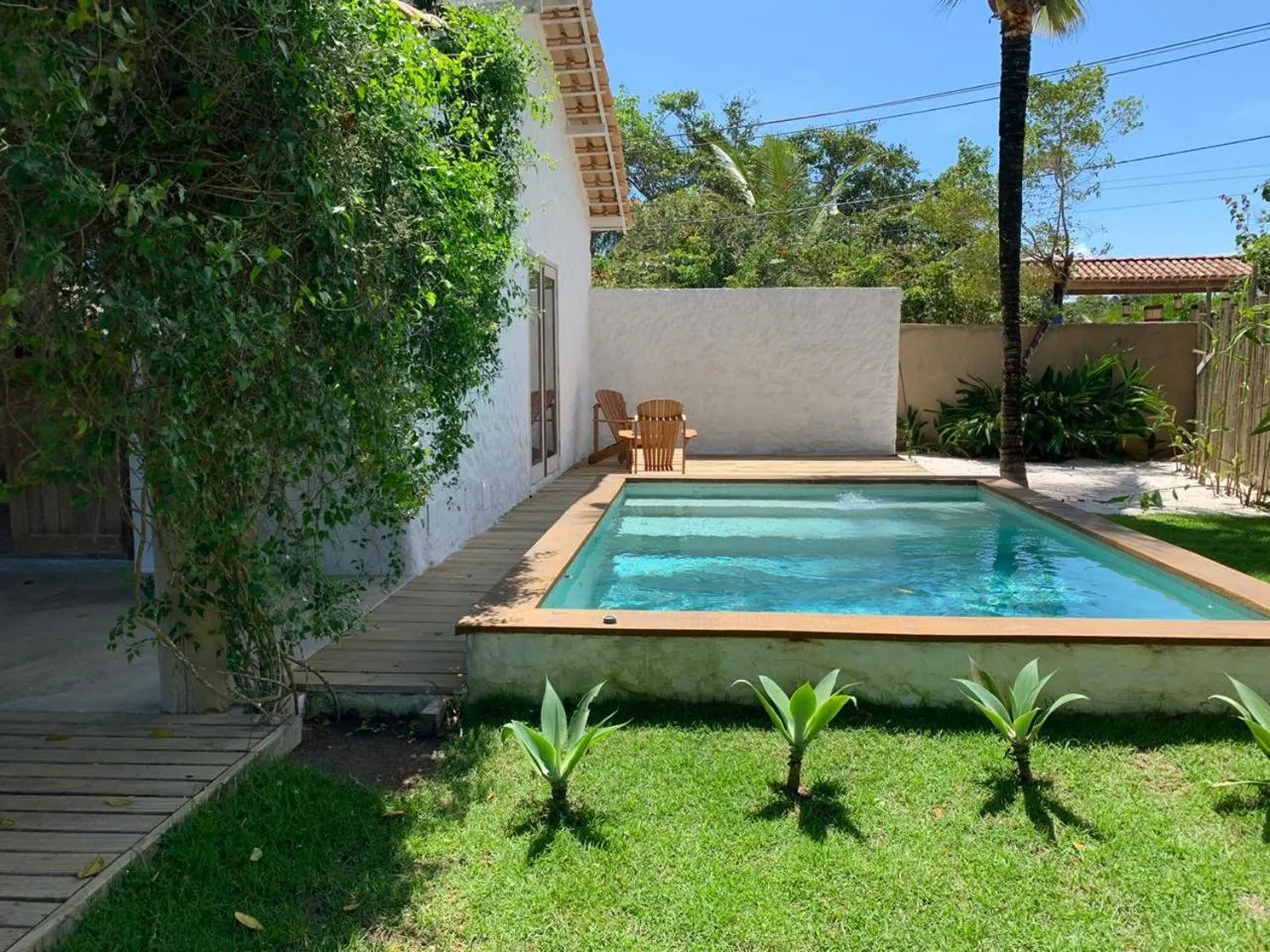 Swimming pool in Villa dos Nativos Boutique Hotel