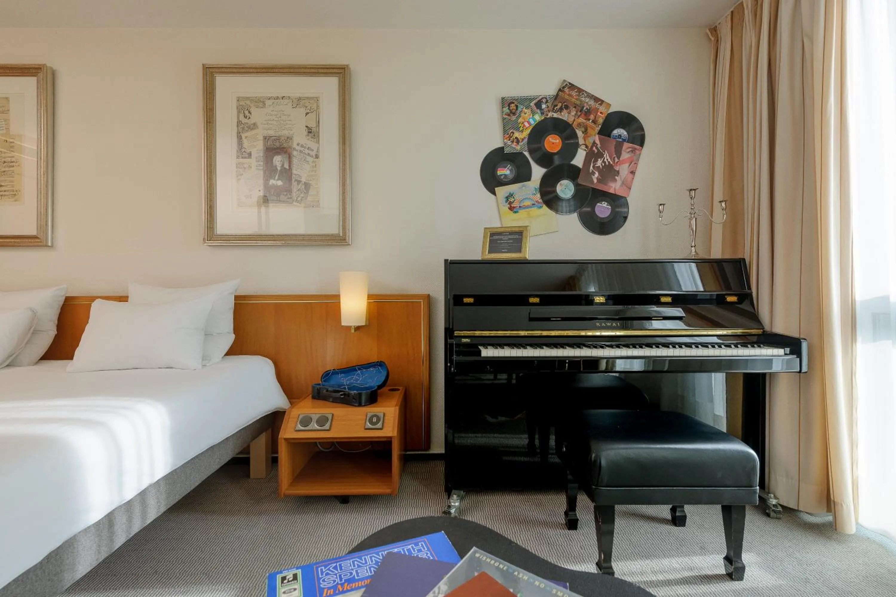 Bed in Novotel Freiburg am Konzerthaus