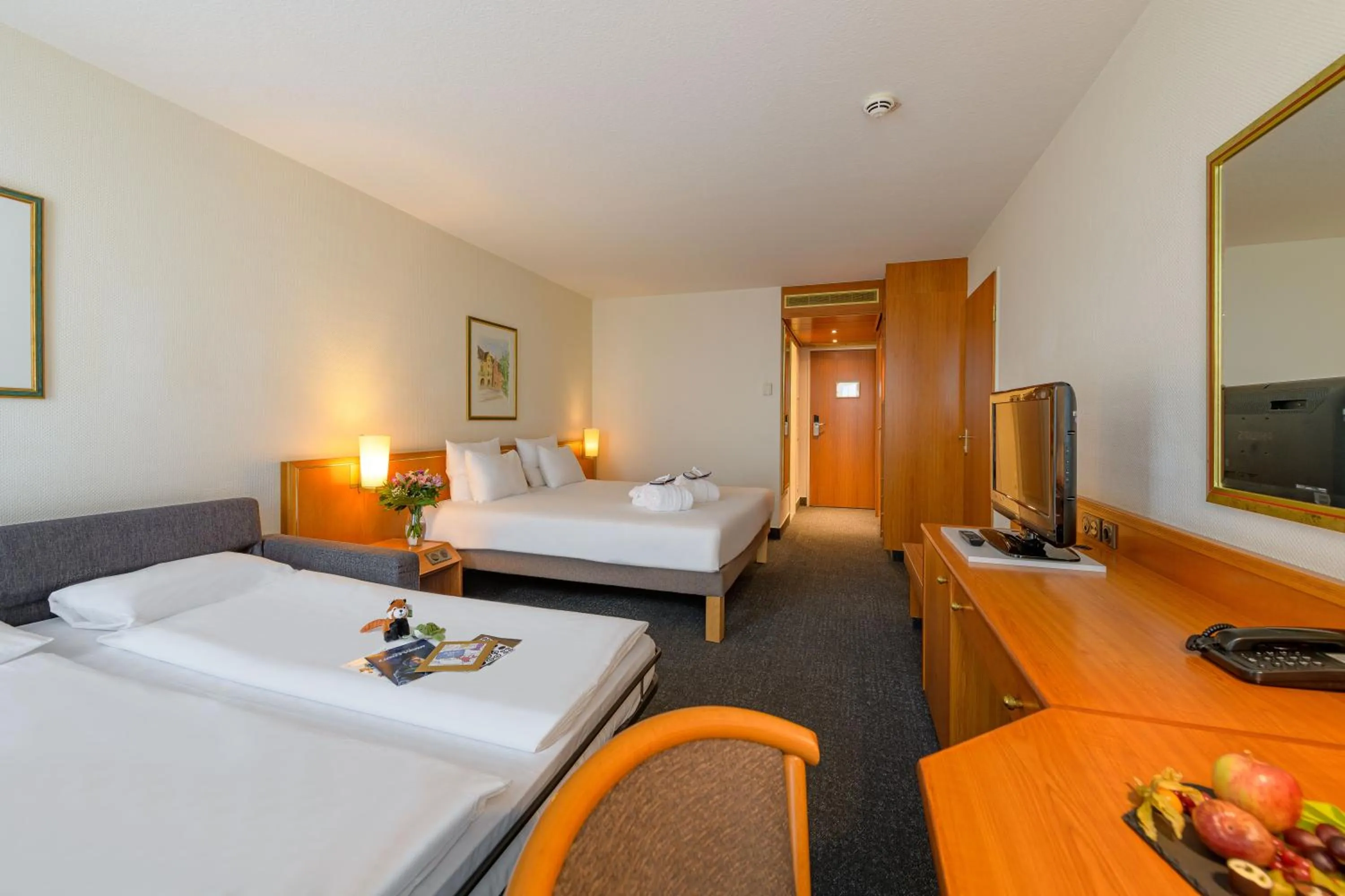 Bed in Novotel Freiburg am Konzerthaus