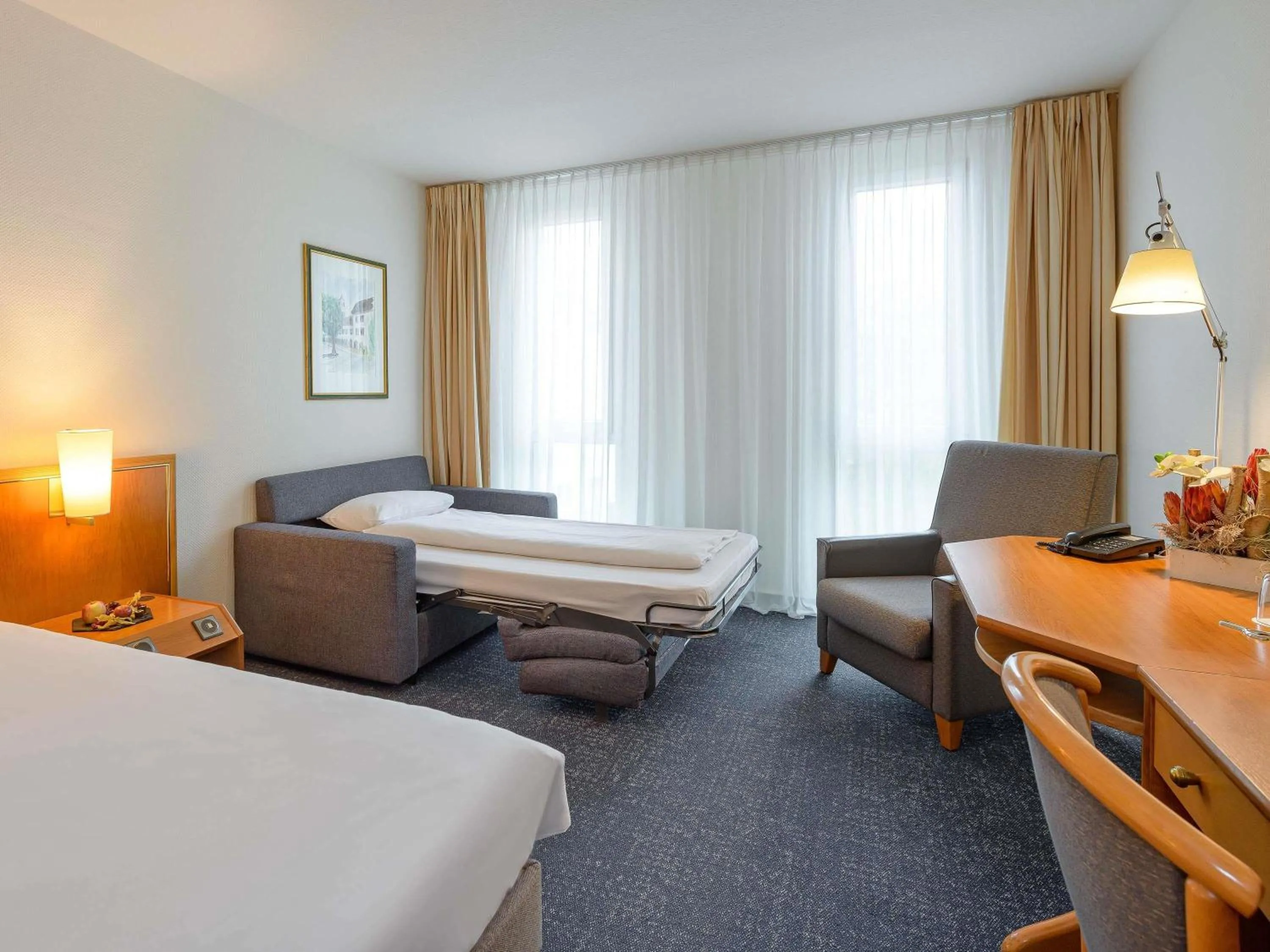 Bedroom, Bed in Novotel Freiburg am Konzerthaus