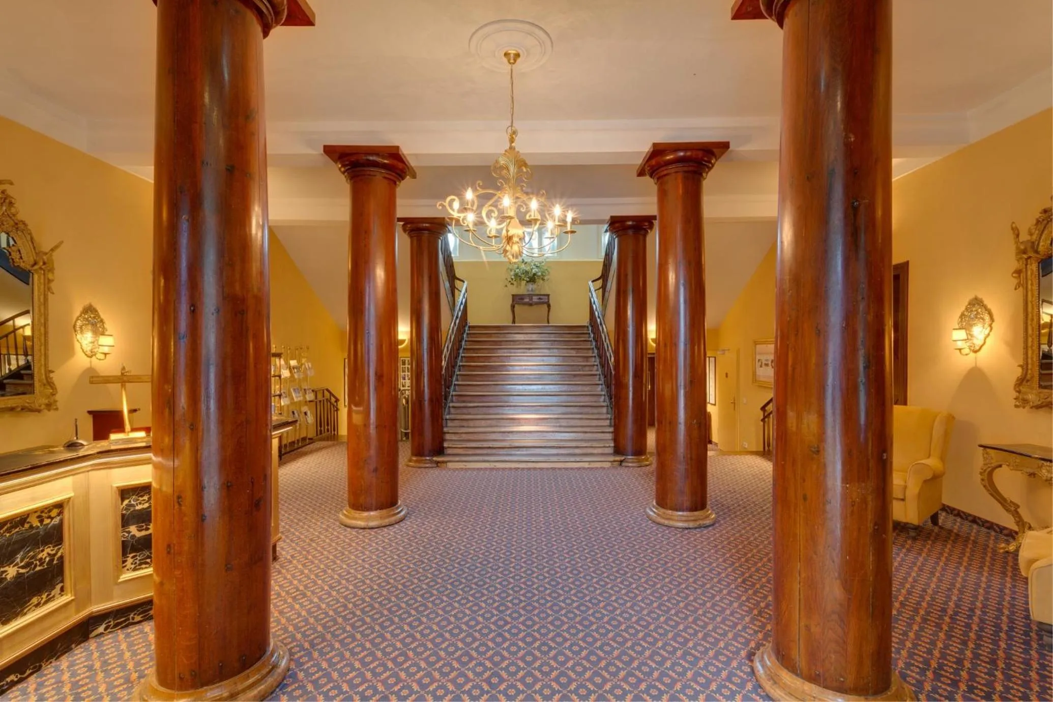 Lobby or reception in Schloss Lübbenau