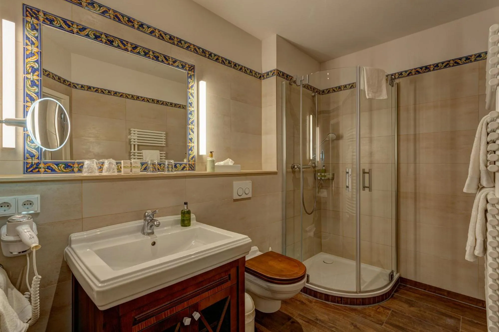 Shower in Schloss Lübbenau