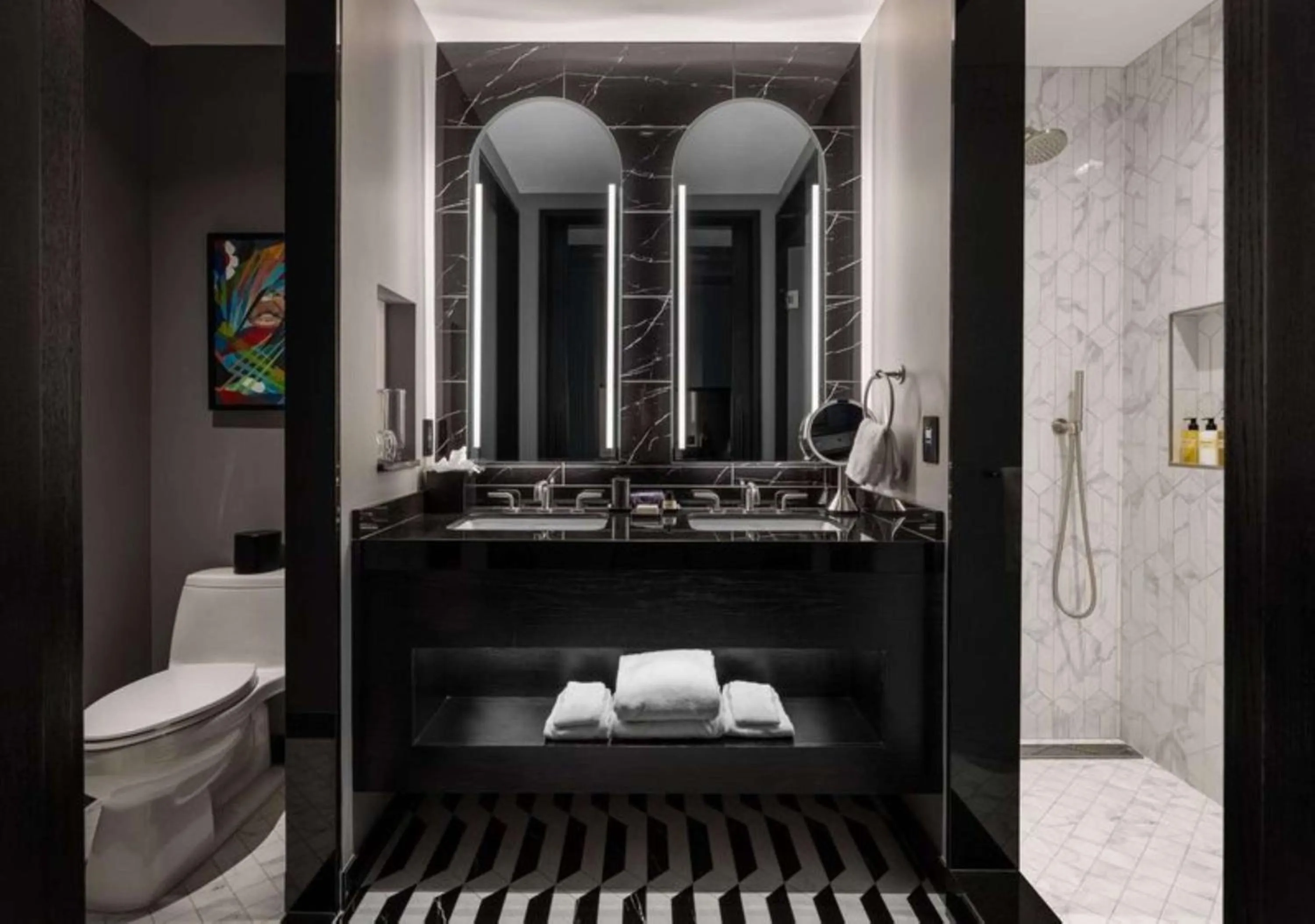 Bathroom in Daxton Hotel Birmingham, Curio Collection by Hilton