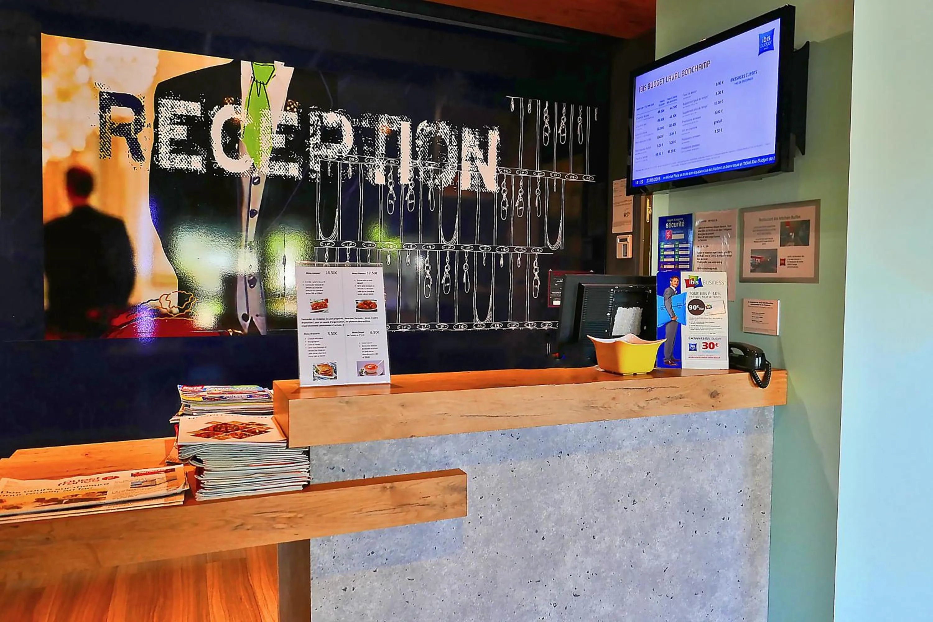 Lobby or reception in Hotel ibis Budget Laval