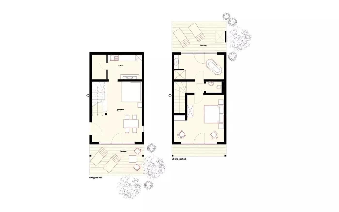Floor plan in BollAnts Spa im Park