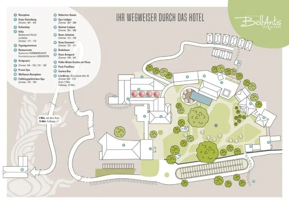 Property building in BollAnts Spa im Park Property building in BollAnts Spa im Park