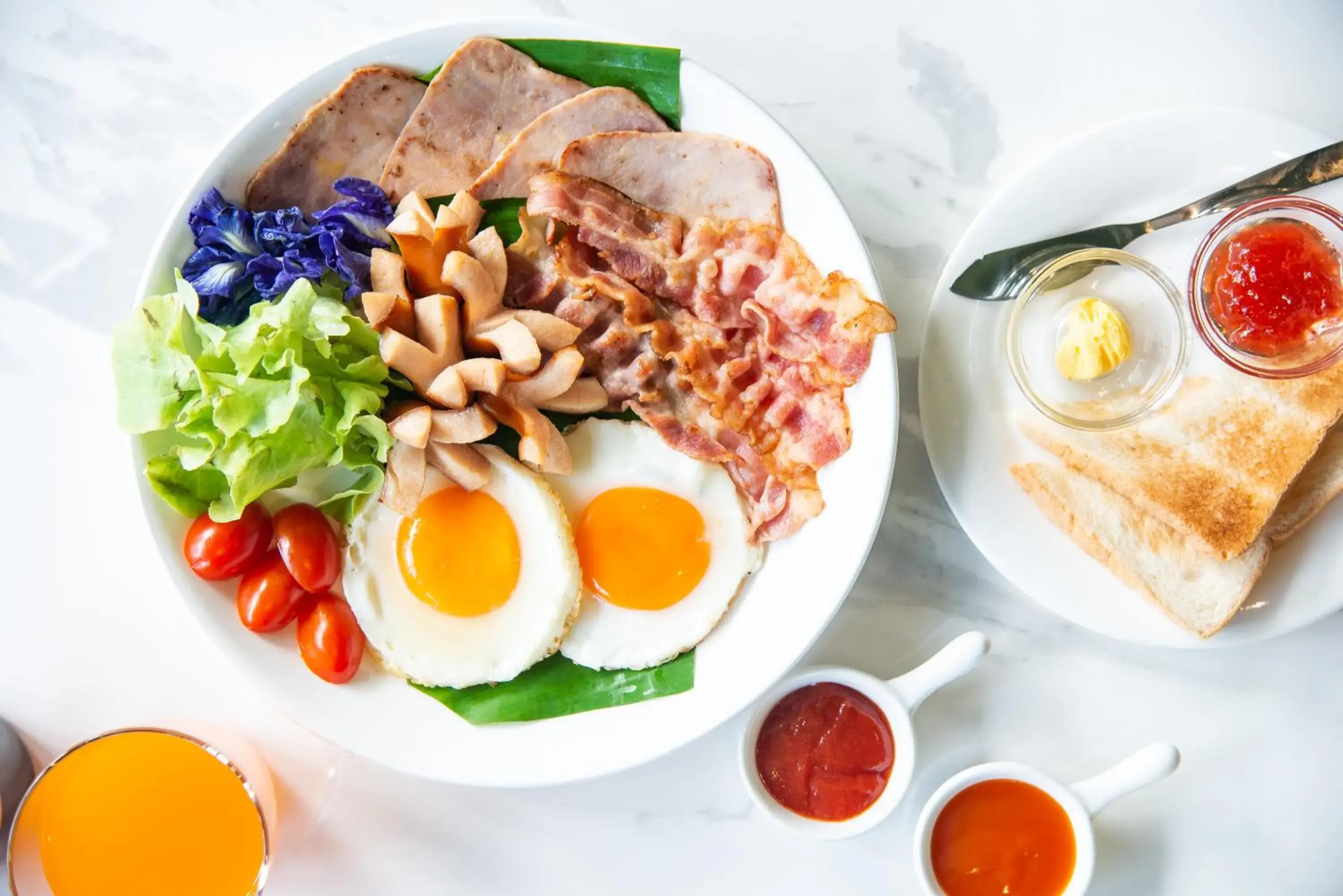 American breakfast in Kaya Heritage Hotel American breakfast in Kaya Heritage Hotel