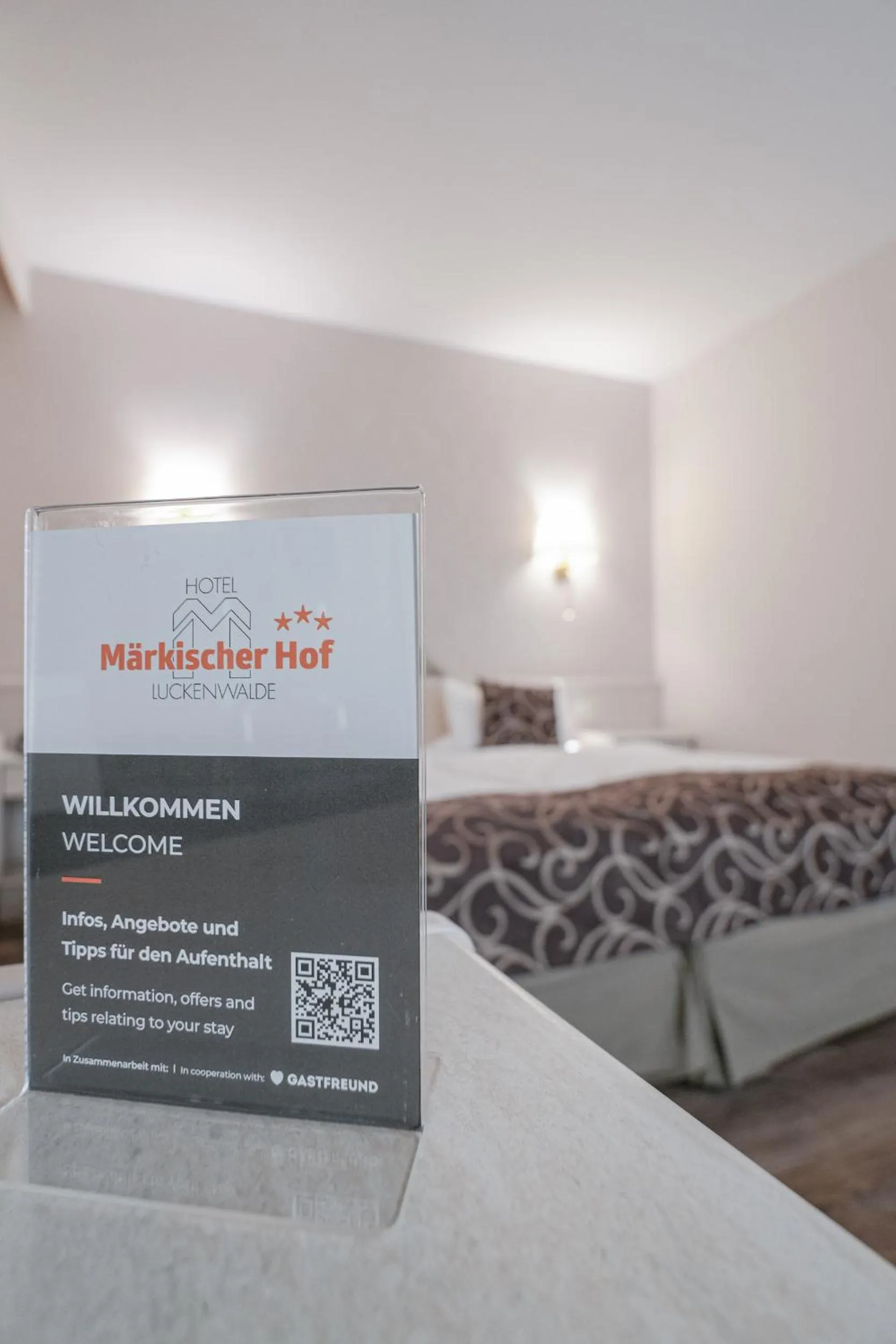 Photo of the whole room, Bed in Hotel Märkischer Hof