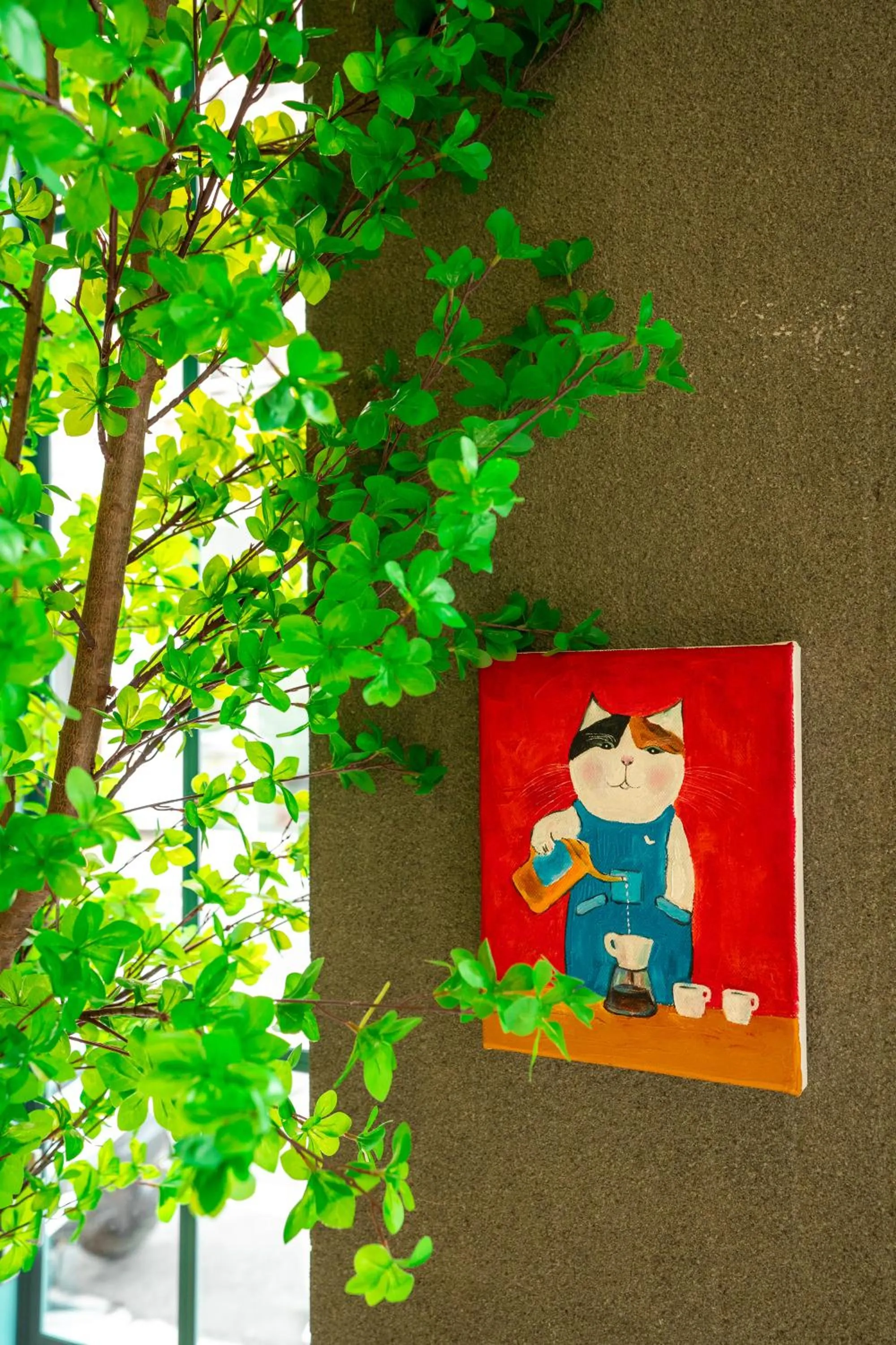 Decorative detail in Funtime Hostel