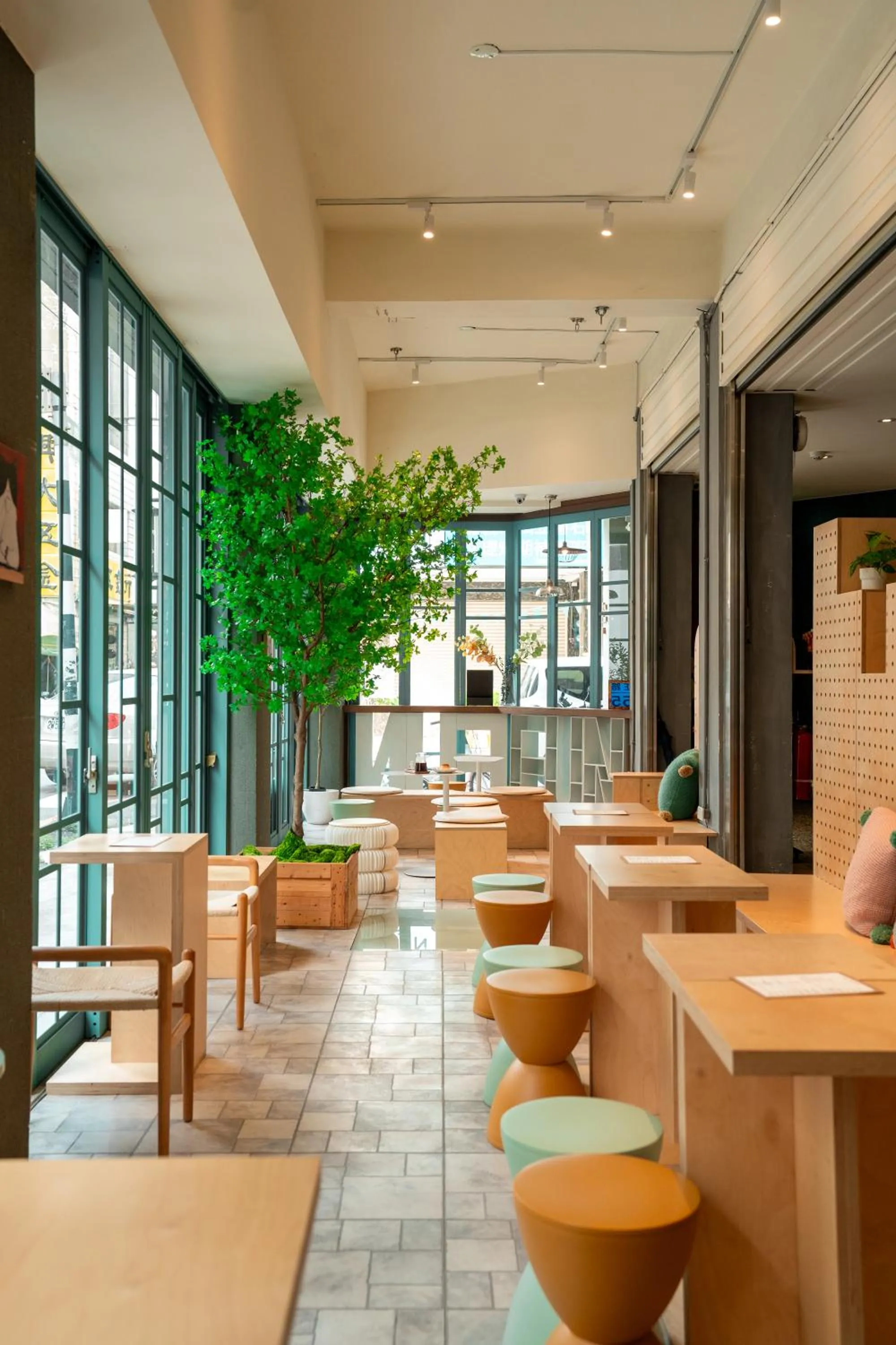 Decorative detail in Funtime Hostel