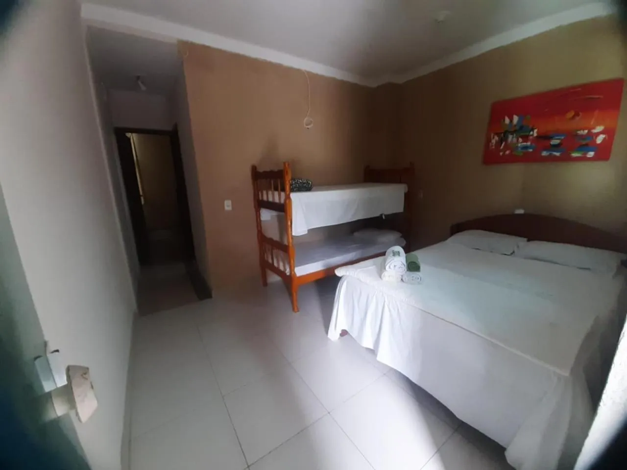 Bed in Pousada Maré Boa