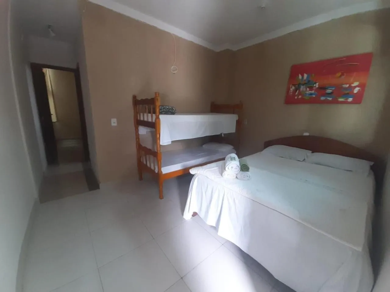 Bed in Pousada Maré Boa