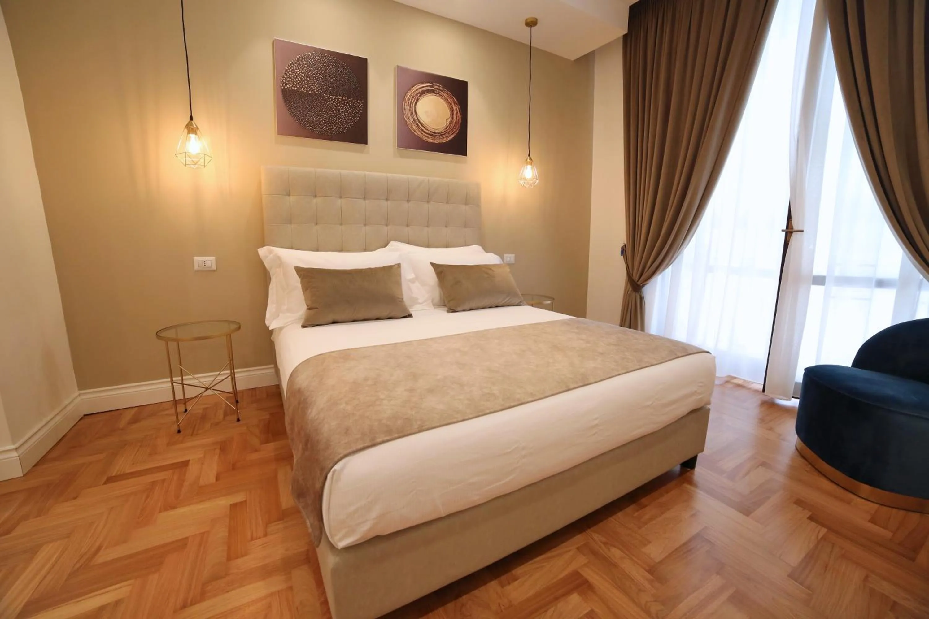 Bedroom, Bed in B&B Villa Sant'Elmo con parcheggio interno