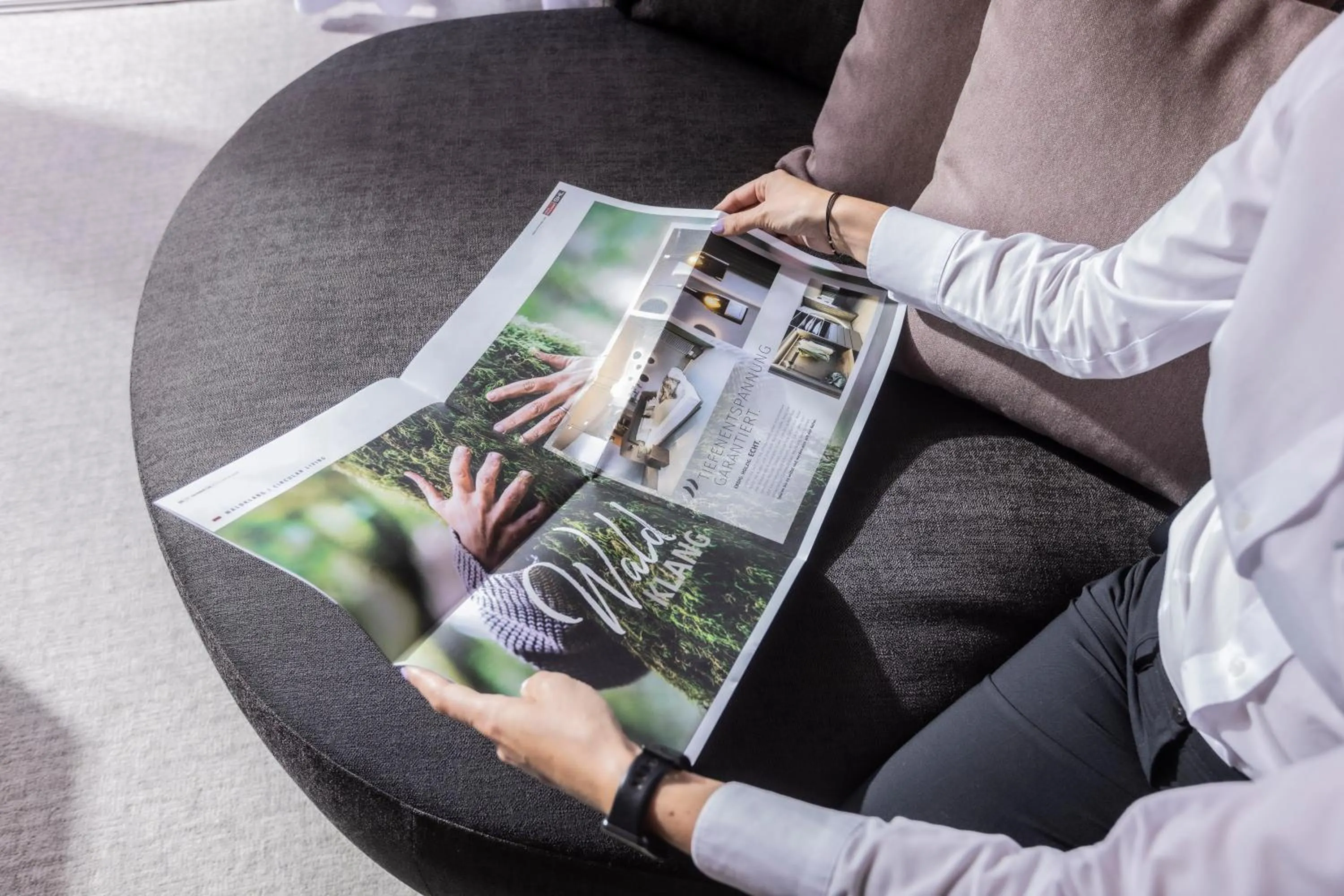 People in Schwarzwald Panorama