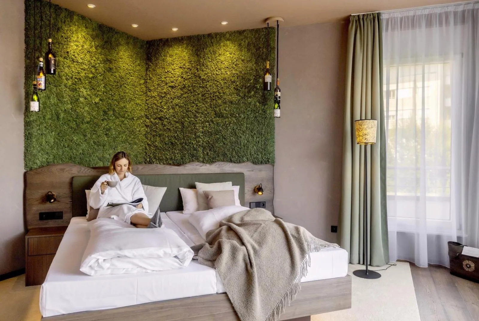 Bed in Schwarzwald Panorama