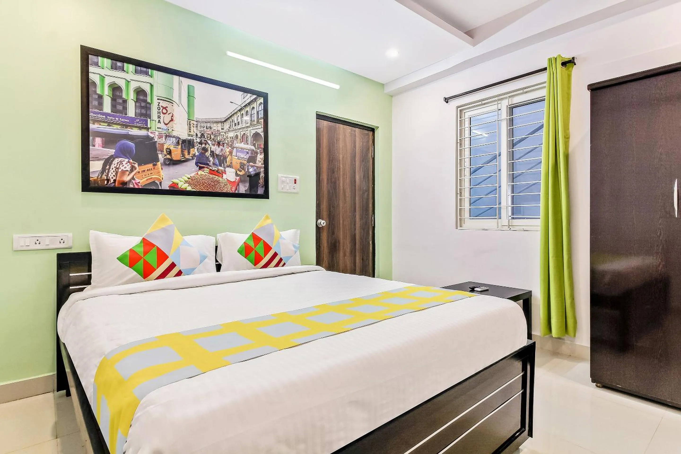 Bedroom, Bed in Collection O Vennela Residency