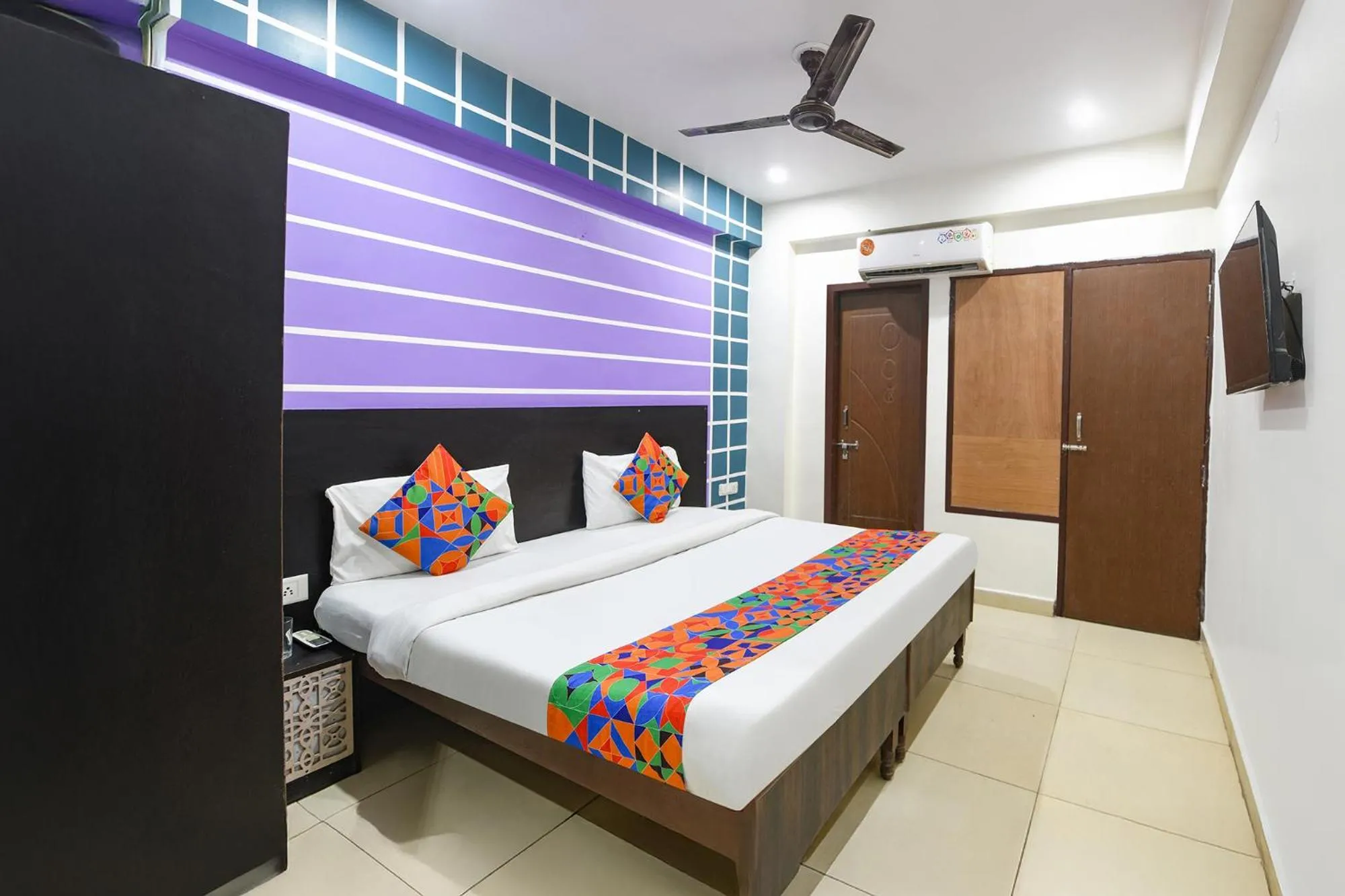 Bed in FabHotel Coco Tree