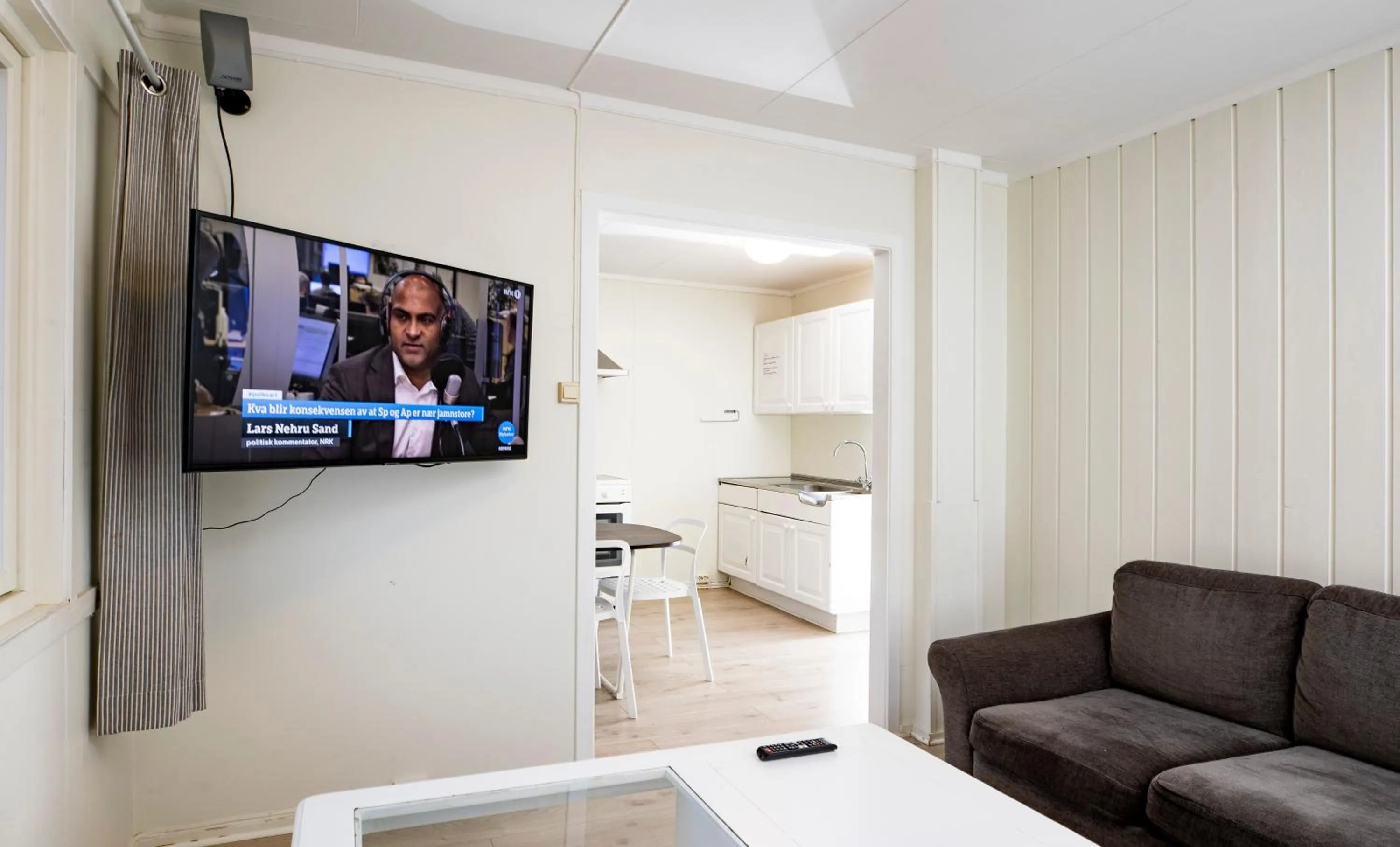 Living room in Lillehammer Camping