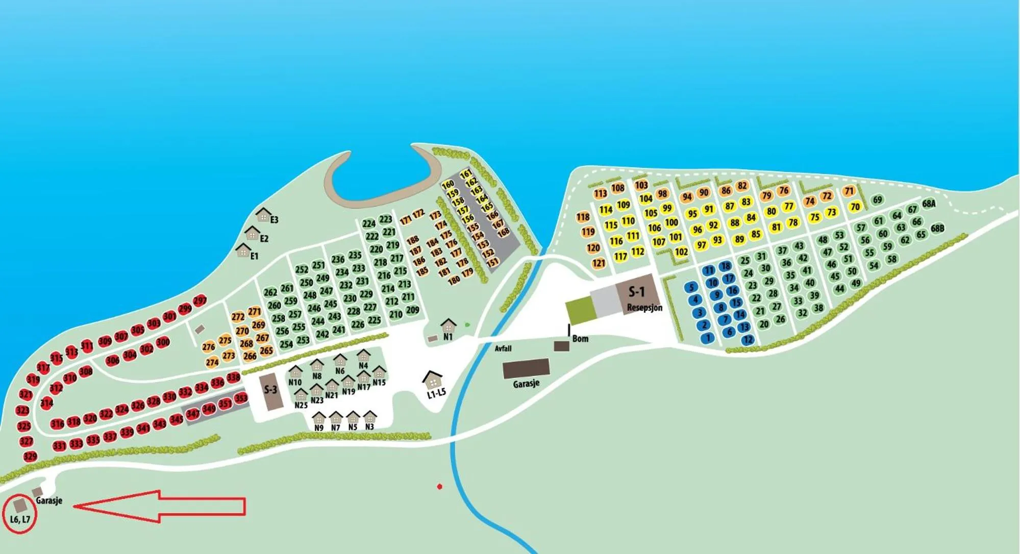 Property building in Lillehammer Camping