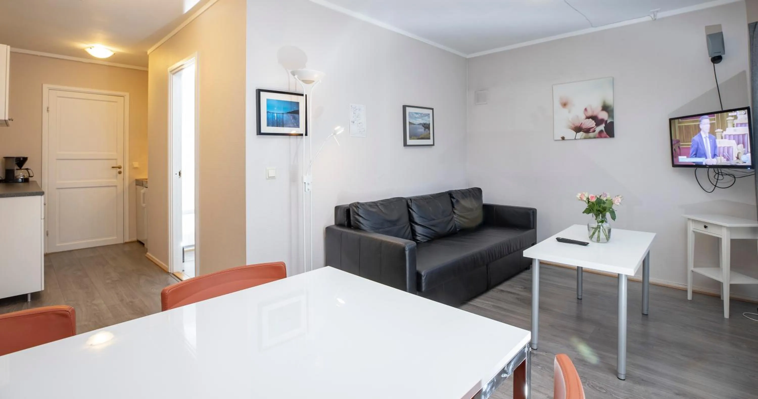 Living room in Lillehammer Camping