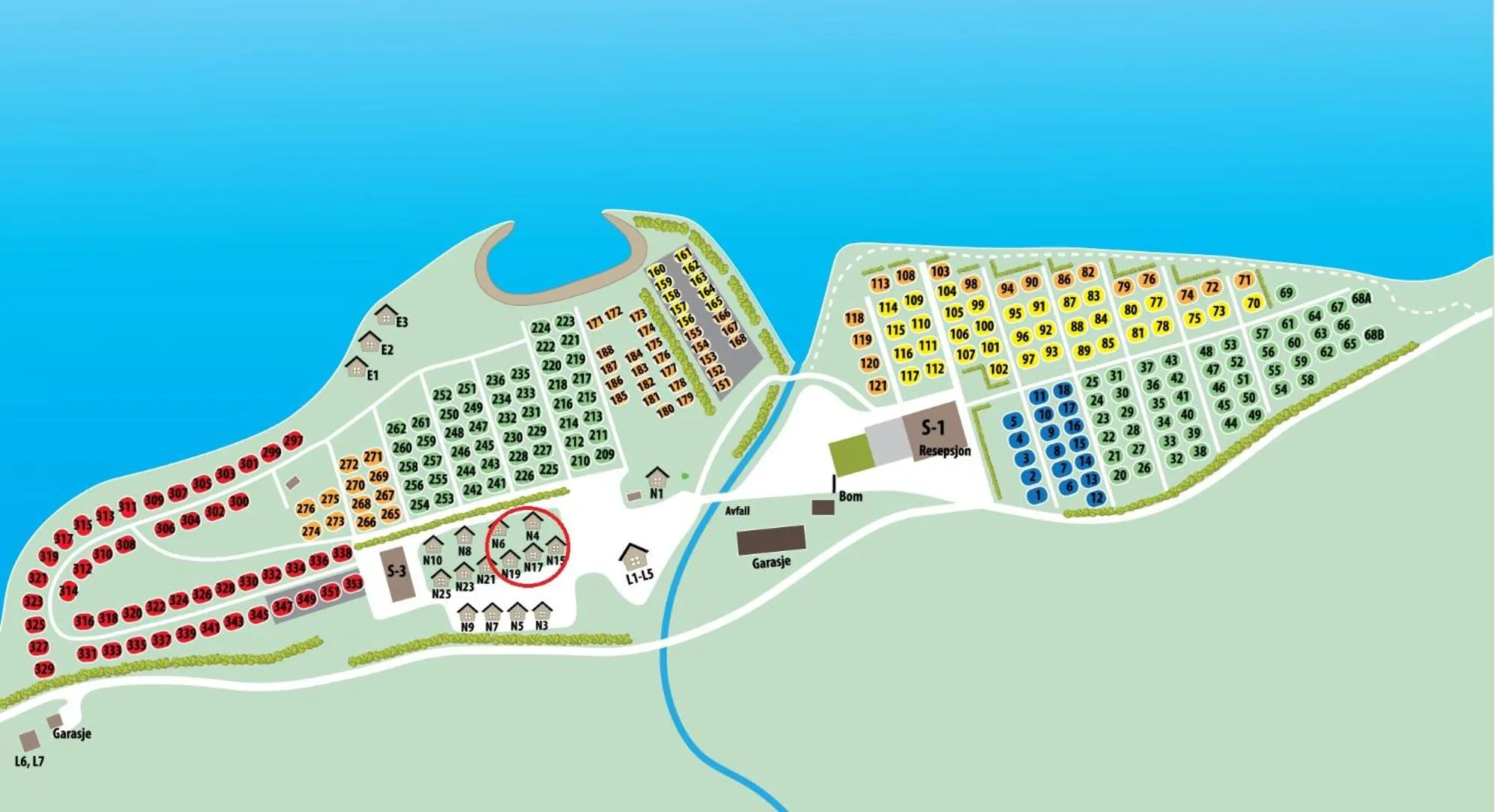 Property building in Lillehammer Camping