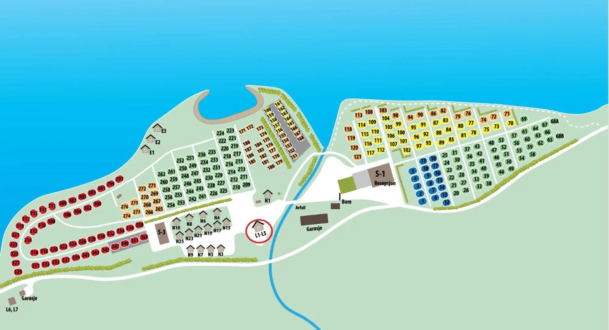 Property building in Lillehammer Camping