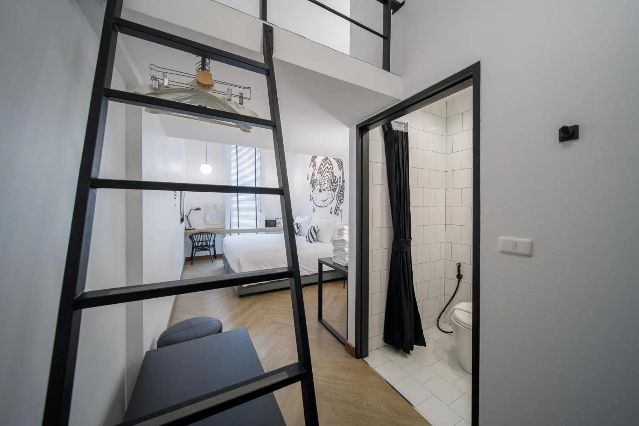 Bedroom, Bed in Blu Monkey Hub & Hotel Ranong