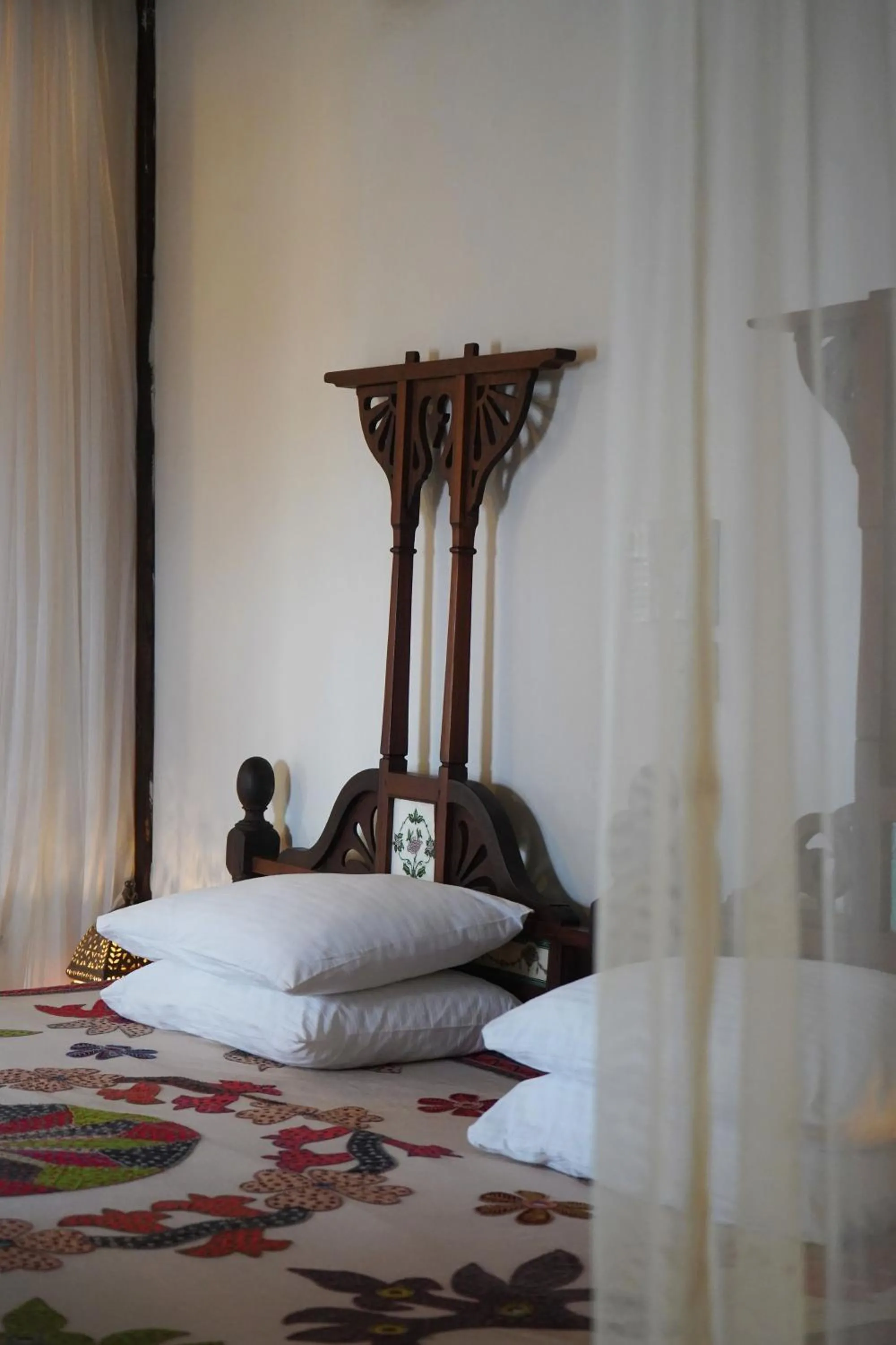 Bed in Kijani Hotel