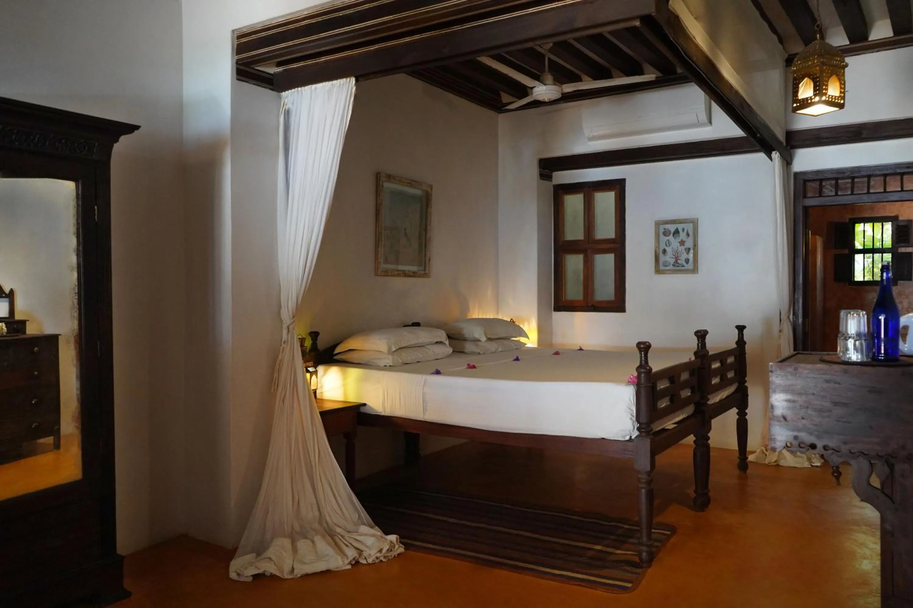 Bed in Kijani Hotel