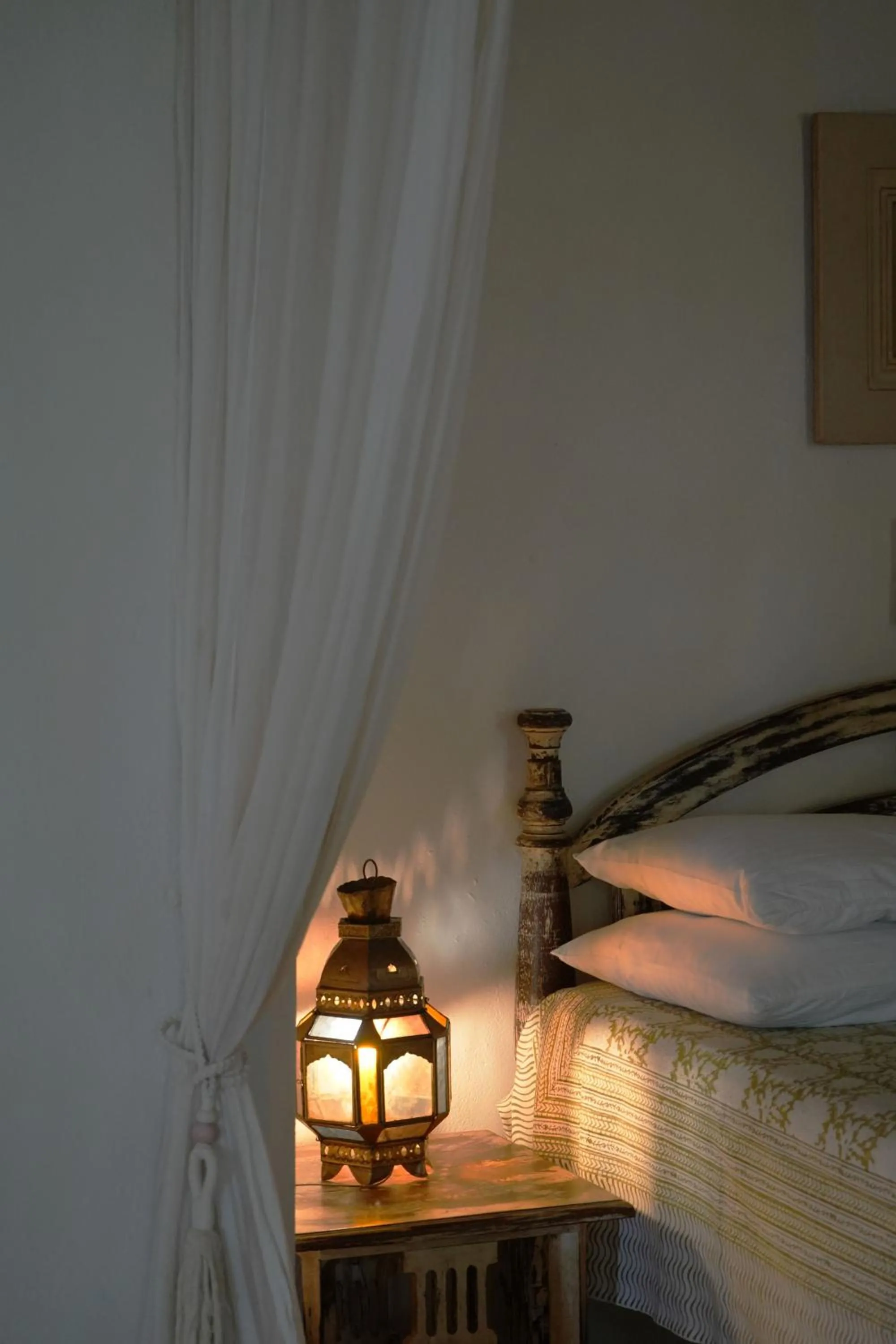 Bed in Kijani Hotel