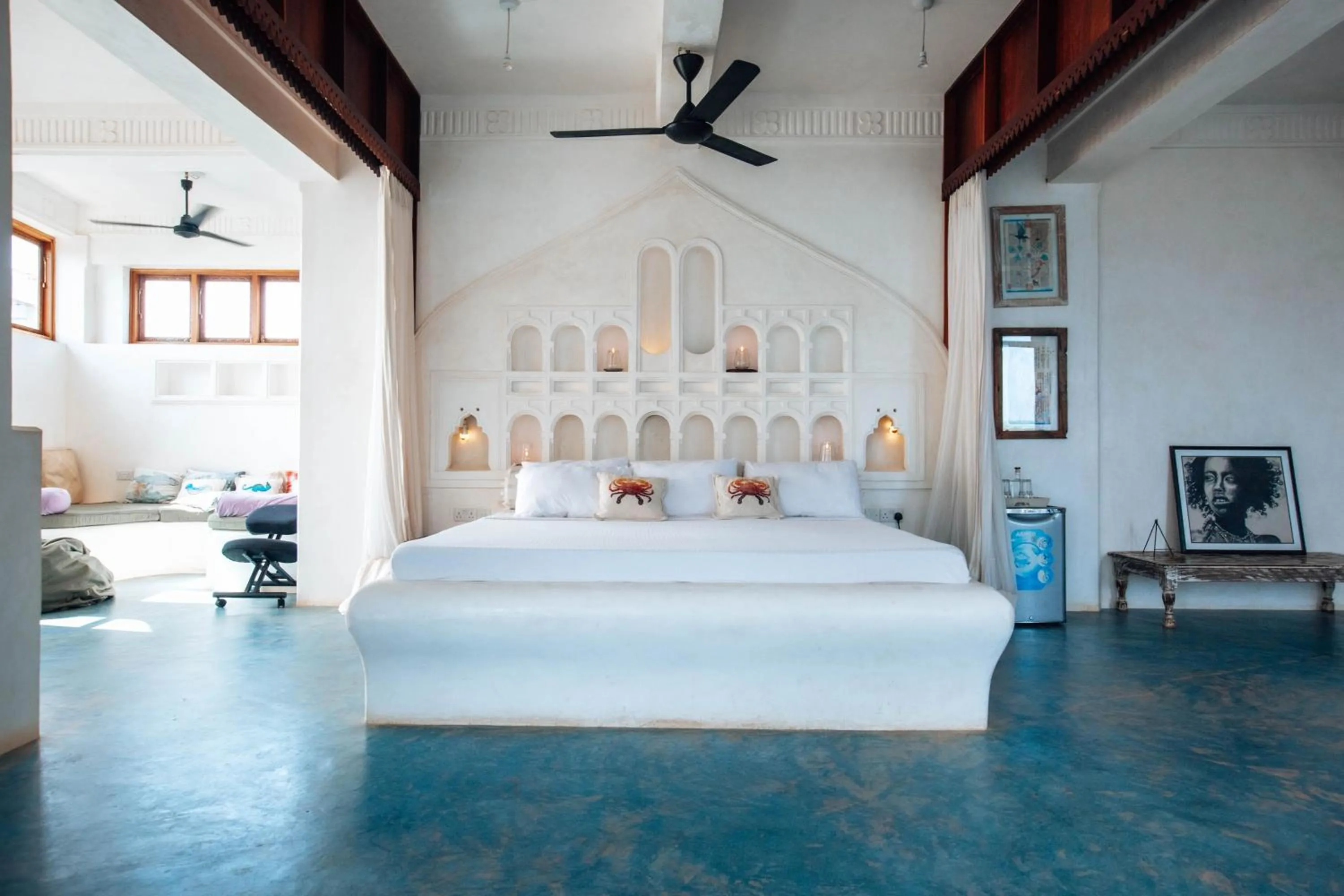 Bed in Kijani Hotel