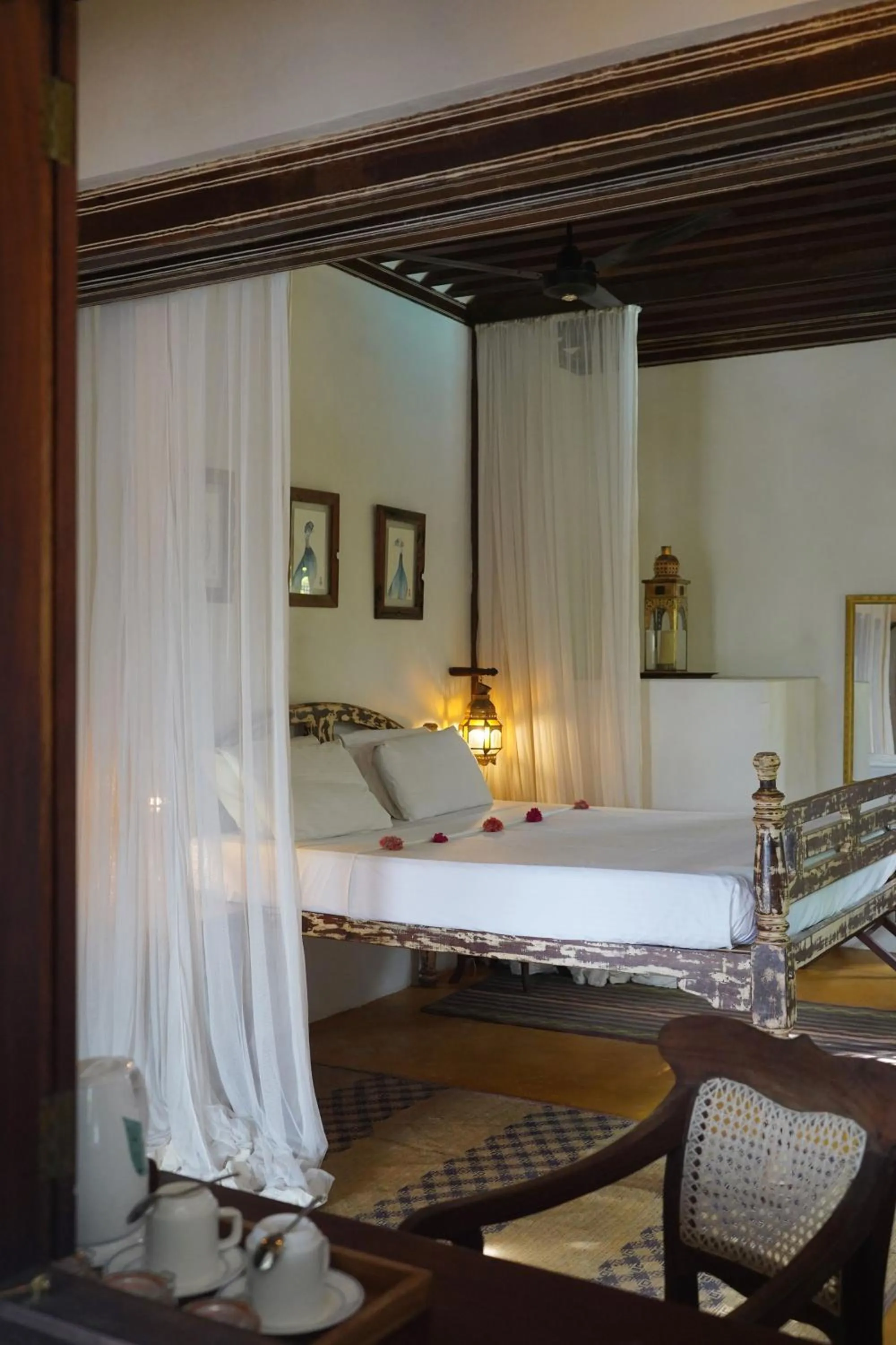 Bed in Kijani Hotel