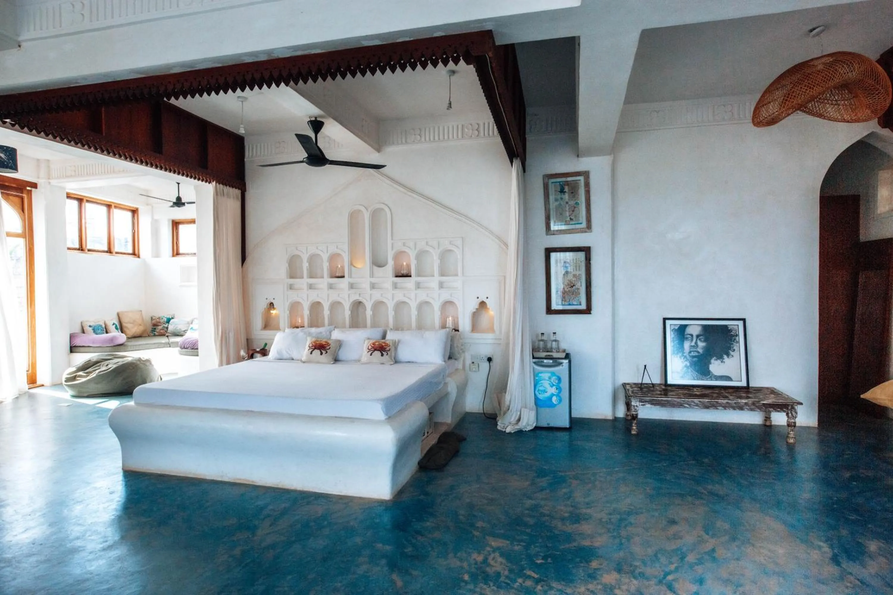 Bed in Kijani Hotel