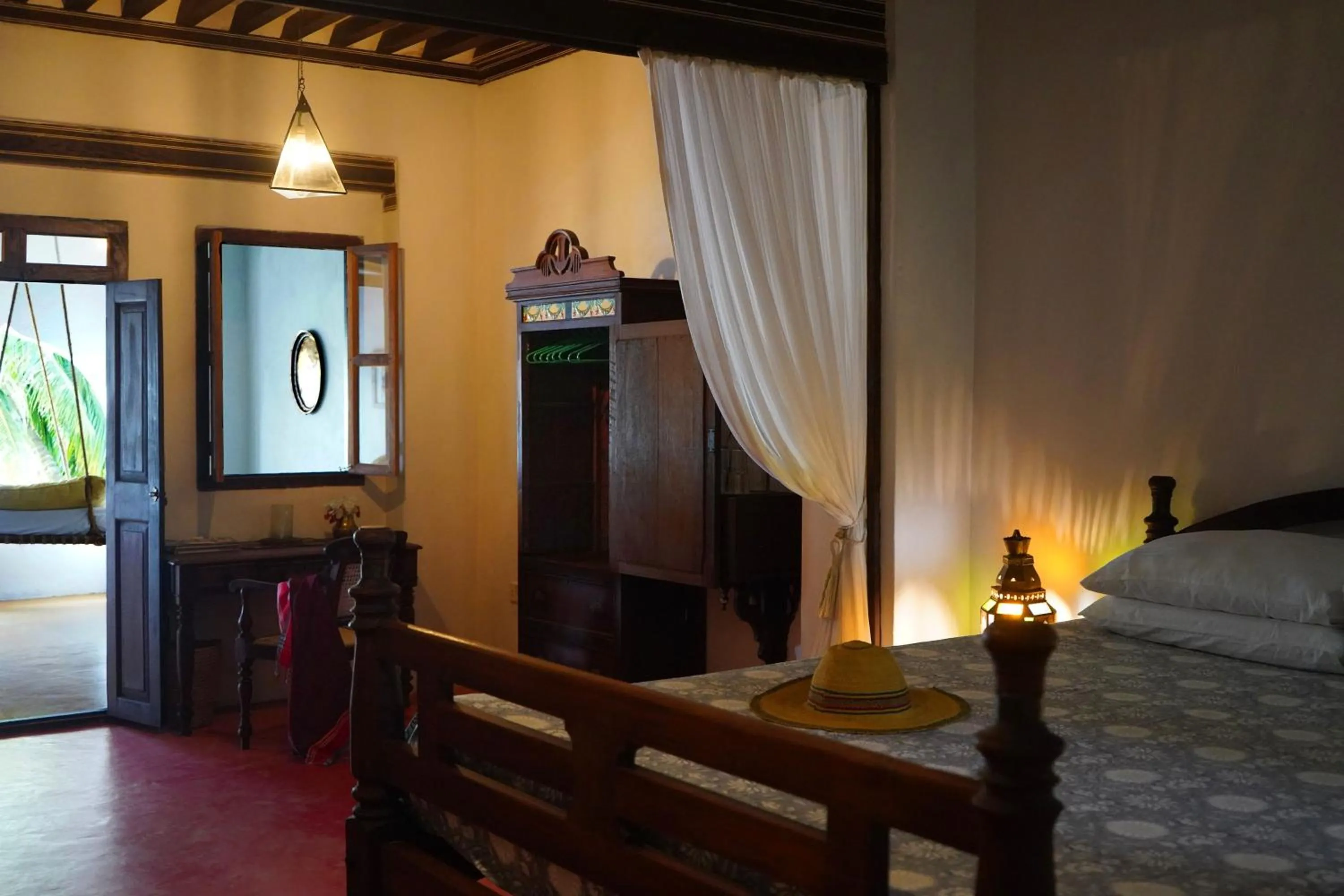 Bed in Kijani Hotel
