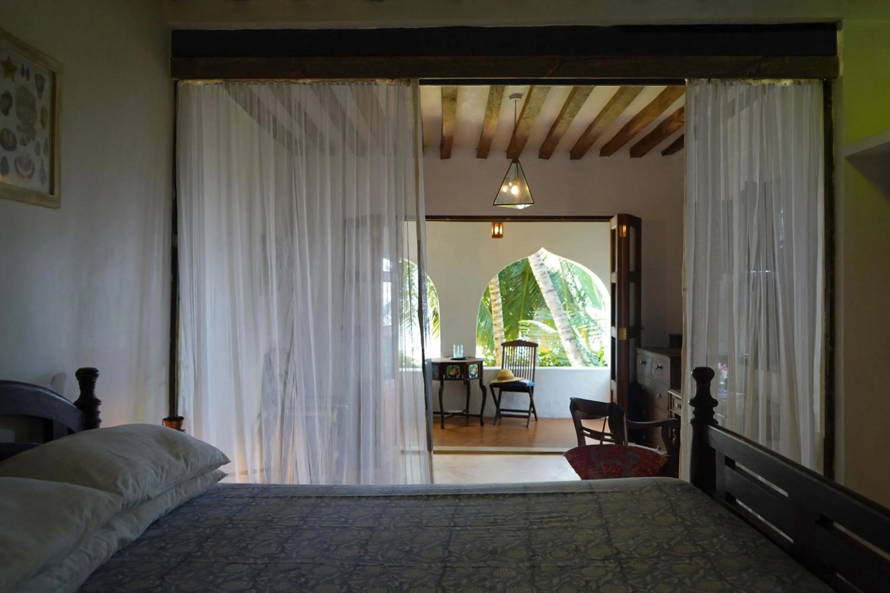 Bed in Kijani Hotel