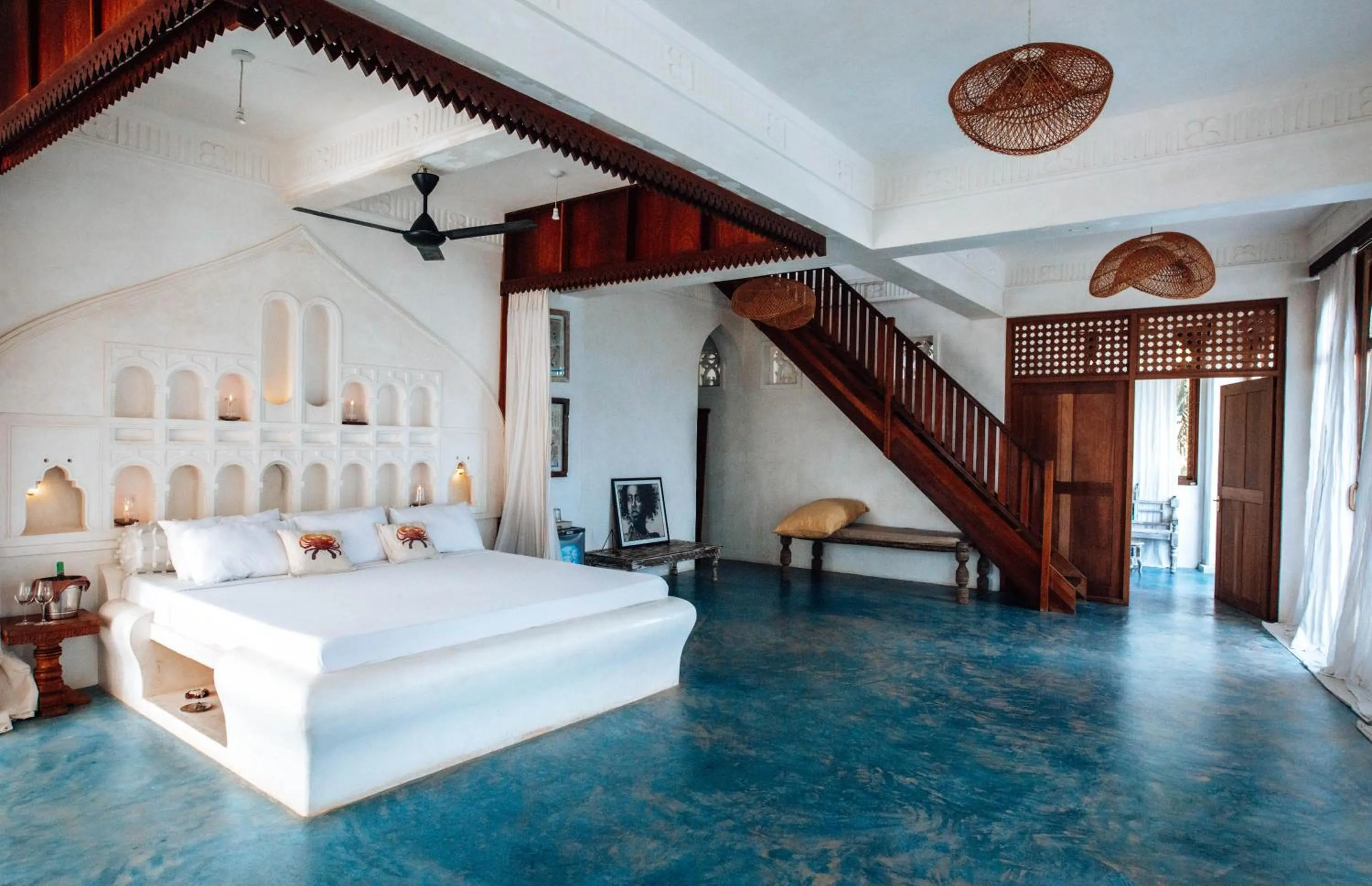 Bed in Kijani Hotel