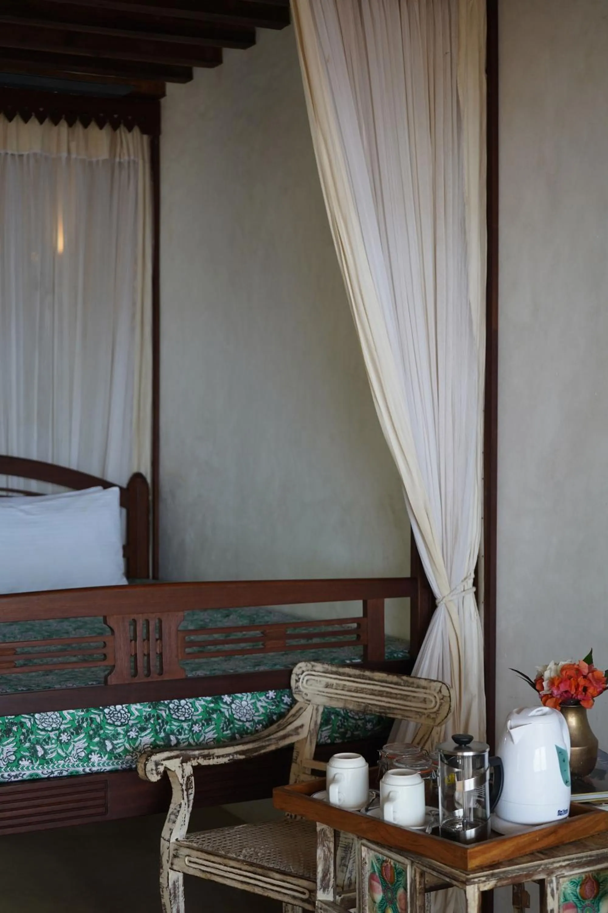 Bed in Kijani Hotel