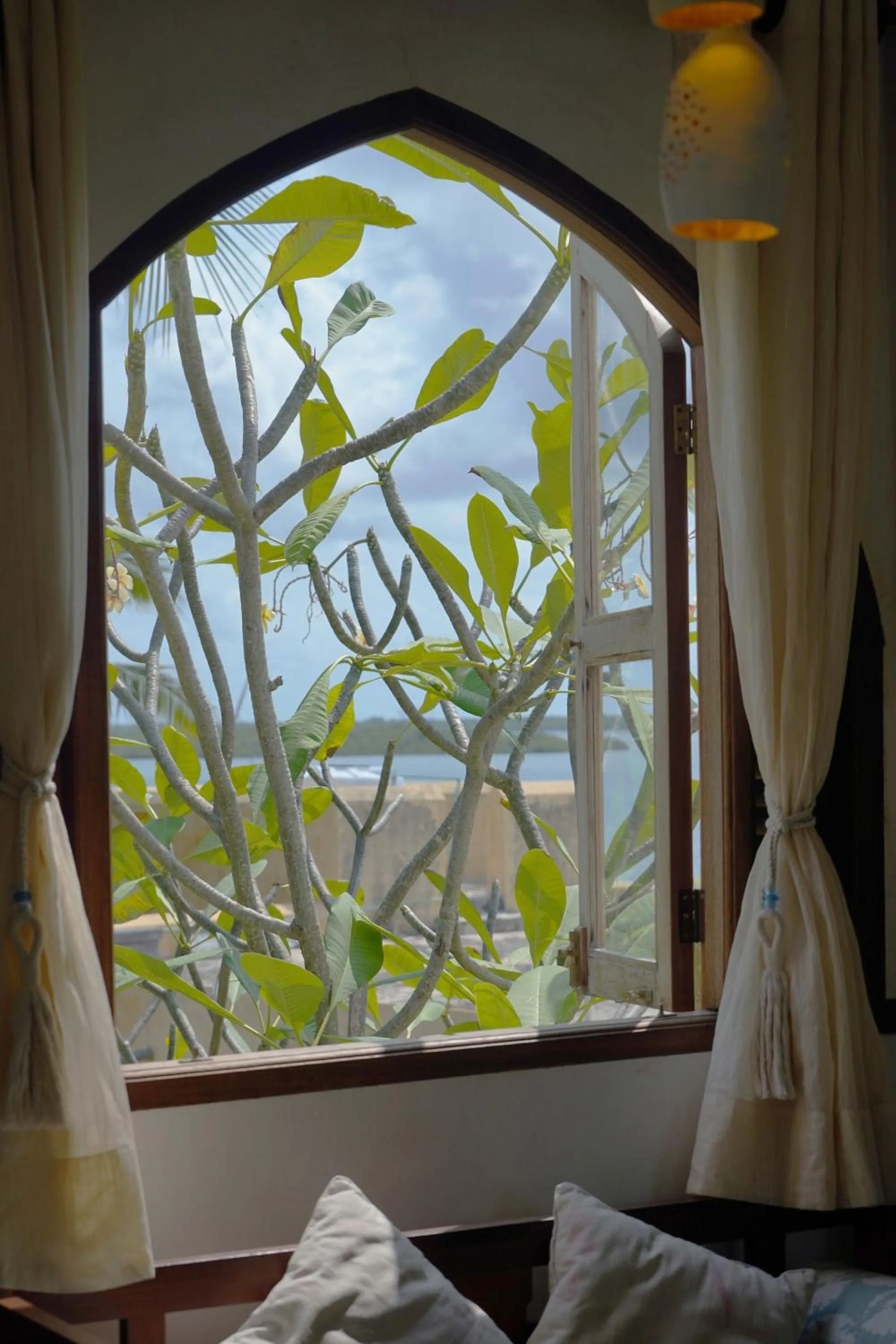 Bed in Kijani Hotel