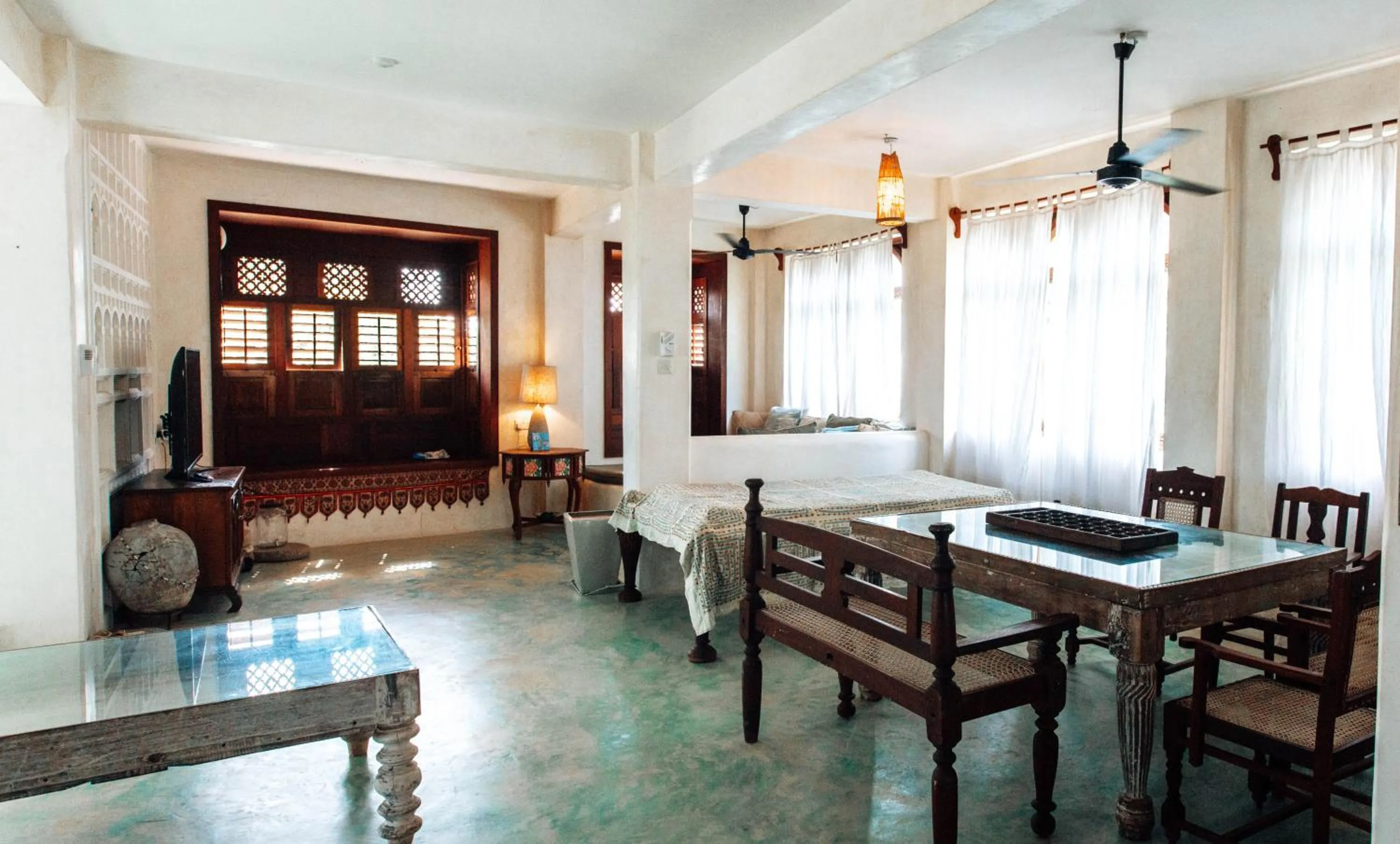 Bed in Kijani Hotel