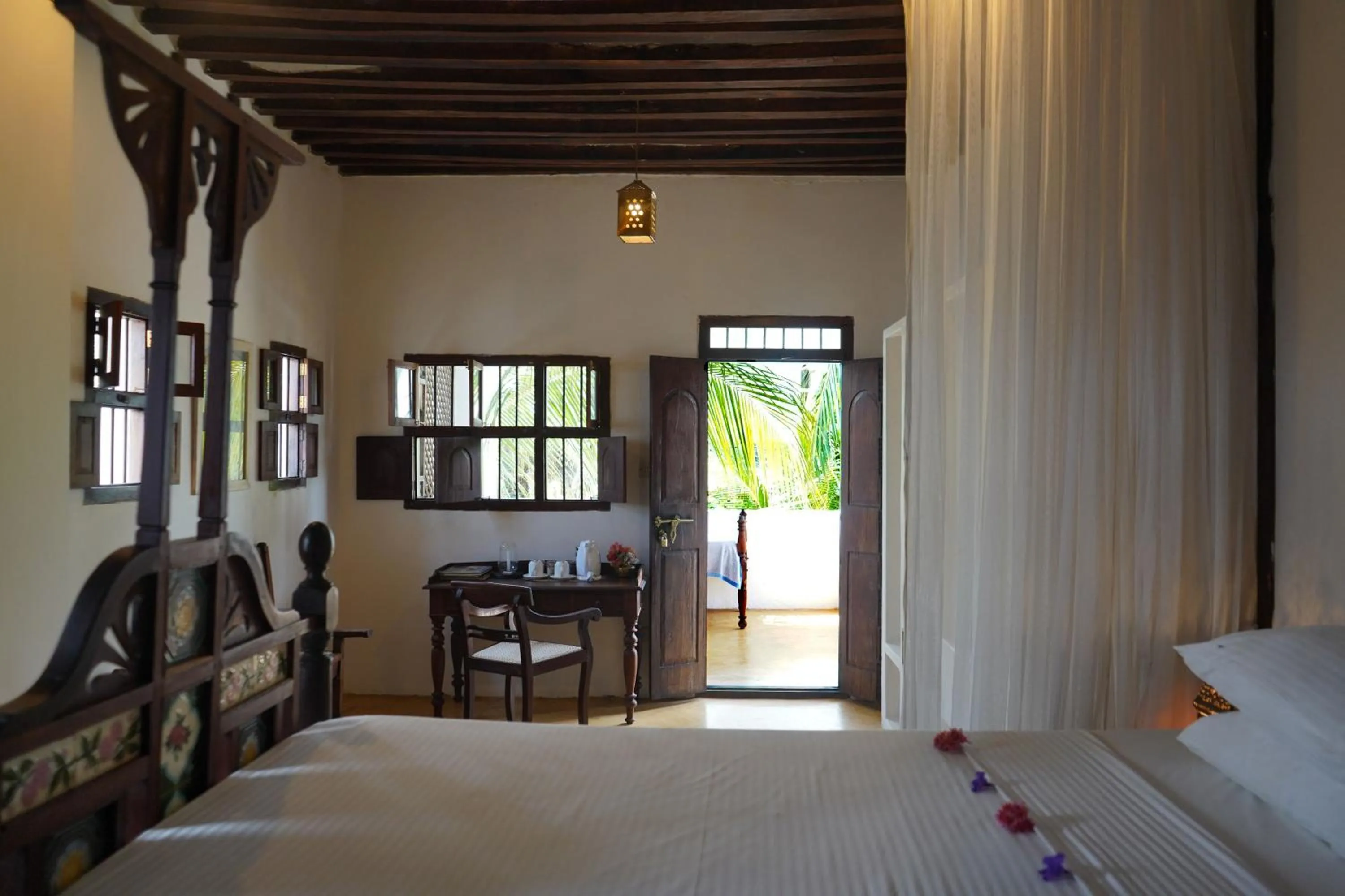 Bed in Kijani Hotel