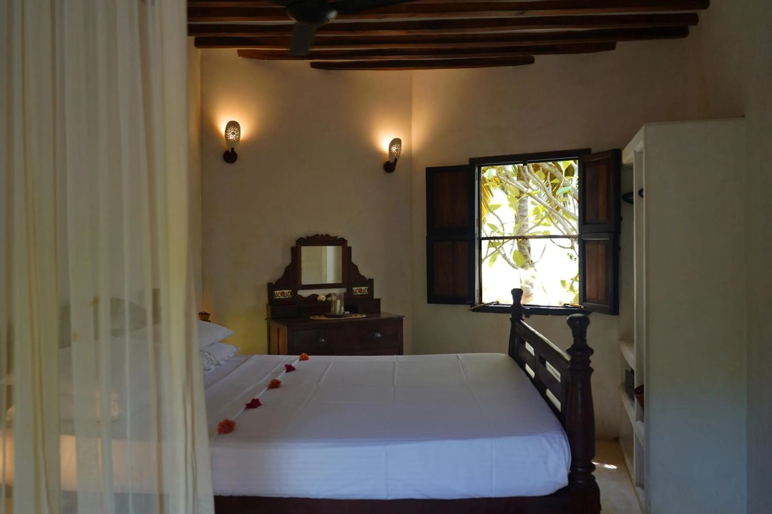 Bed in Kijani Hotel