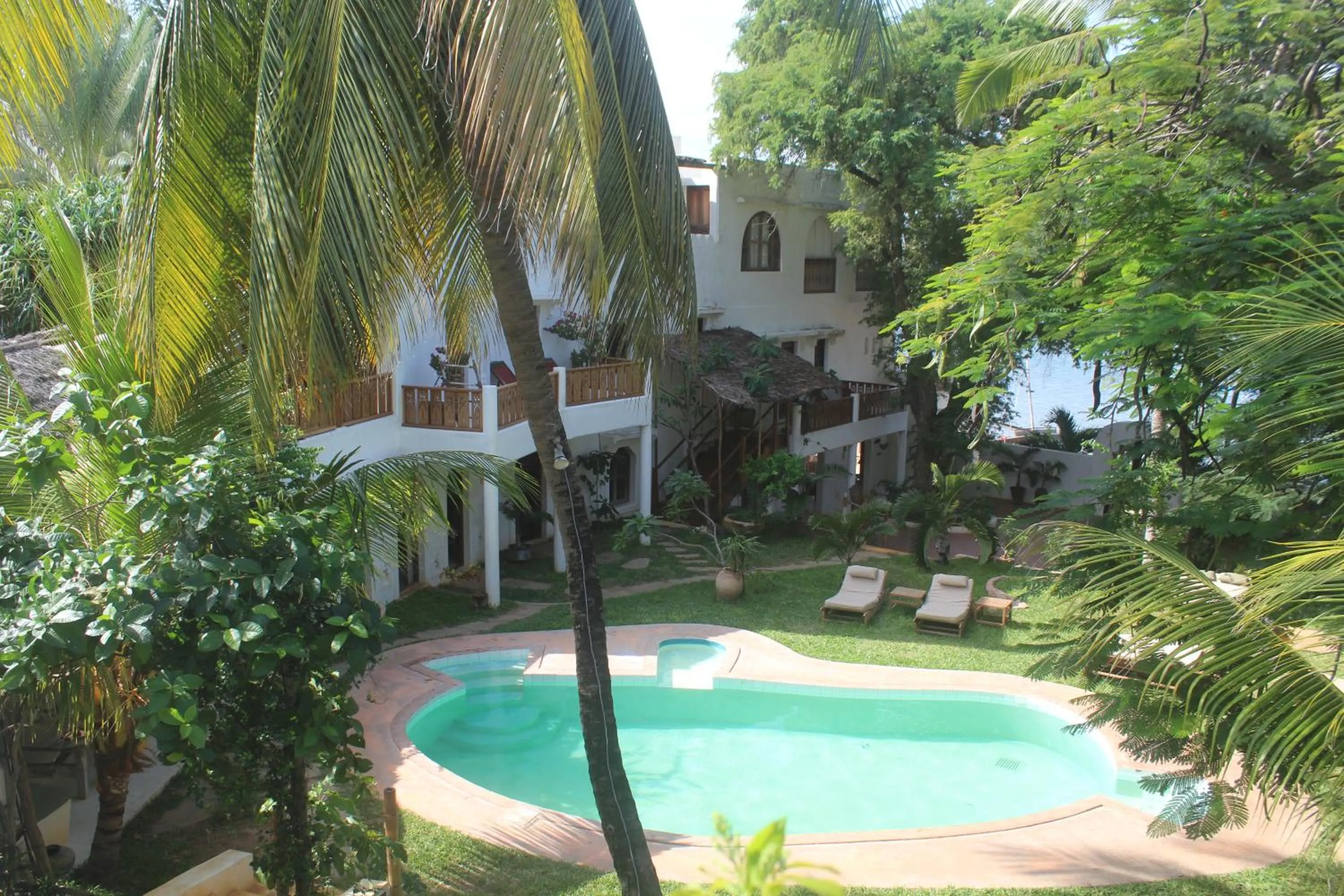 Swimming pool in Kijani Hotel