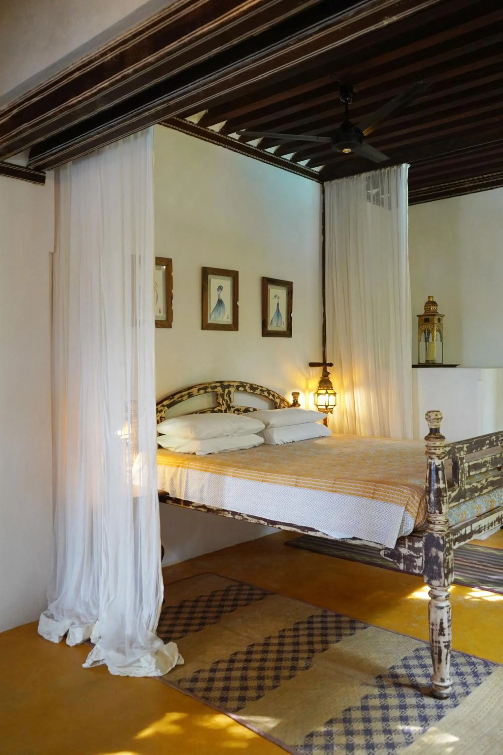 Bed in Kijani Hotel