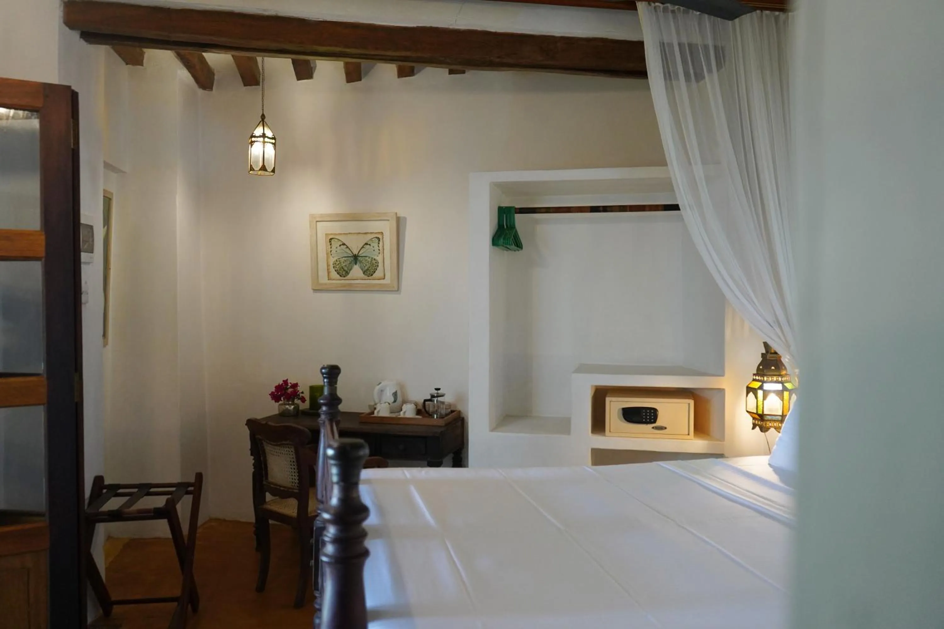 Bed in Kijani Hotel