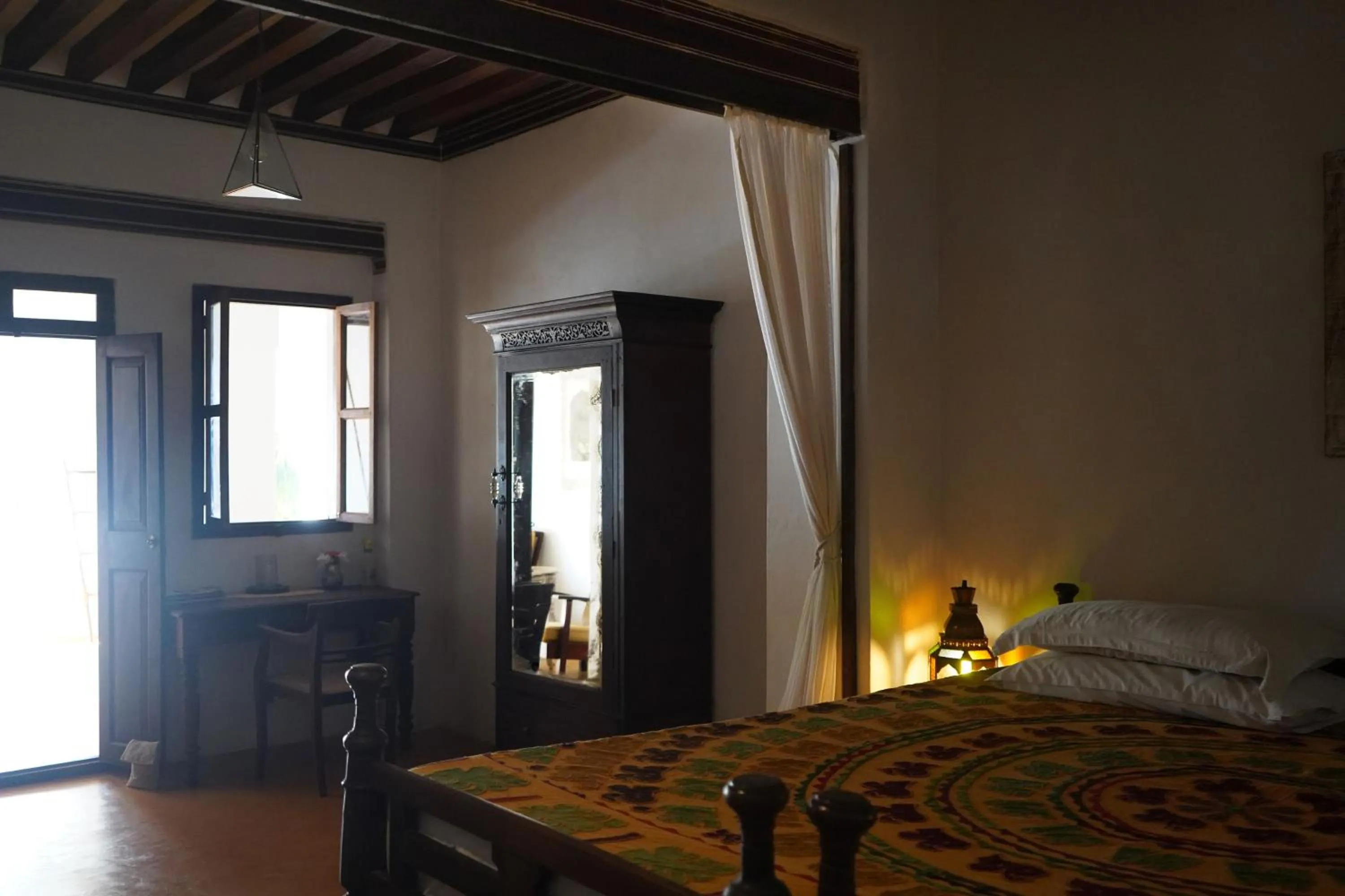 Bed in Kijani Hotel