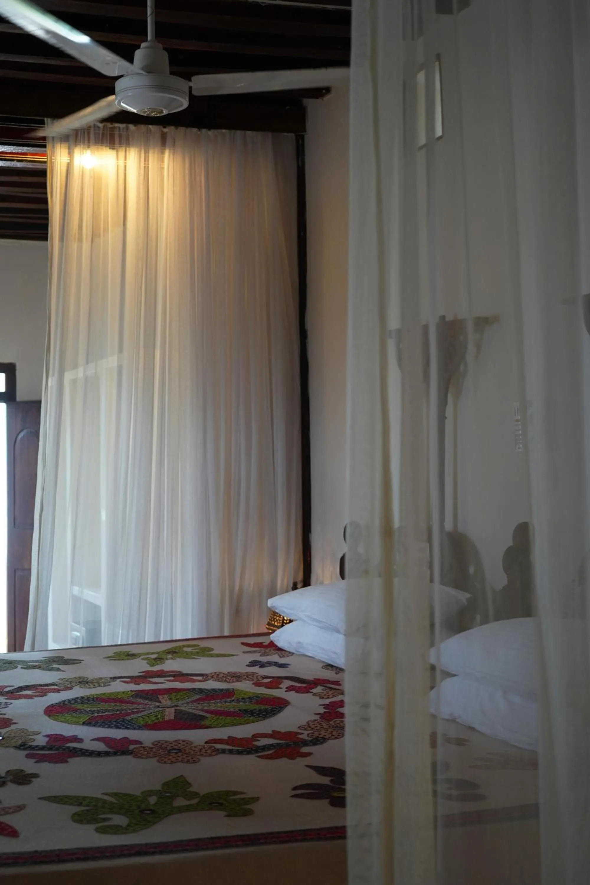 Bed in Kijani Hotel