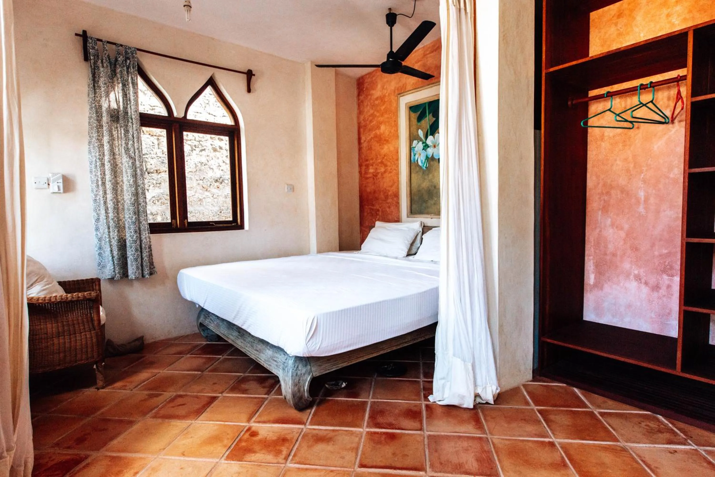 Bed in Kijani Hotel